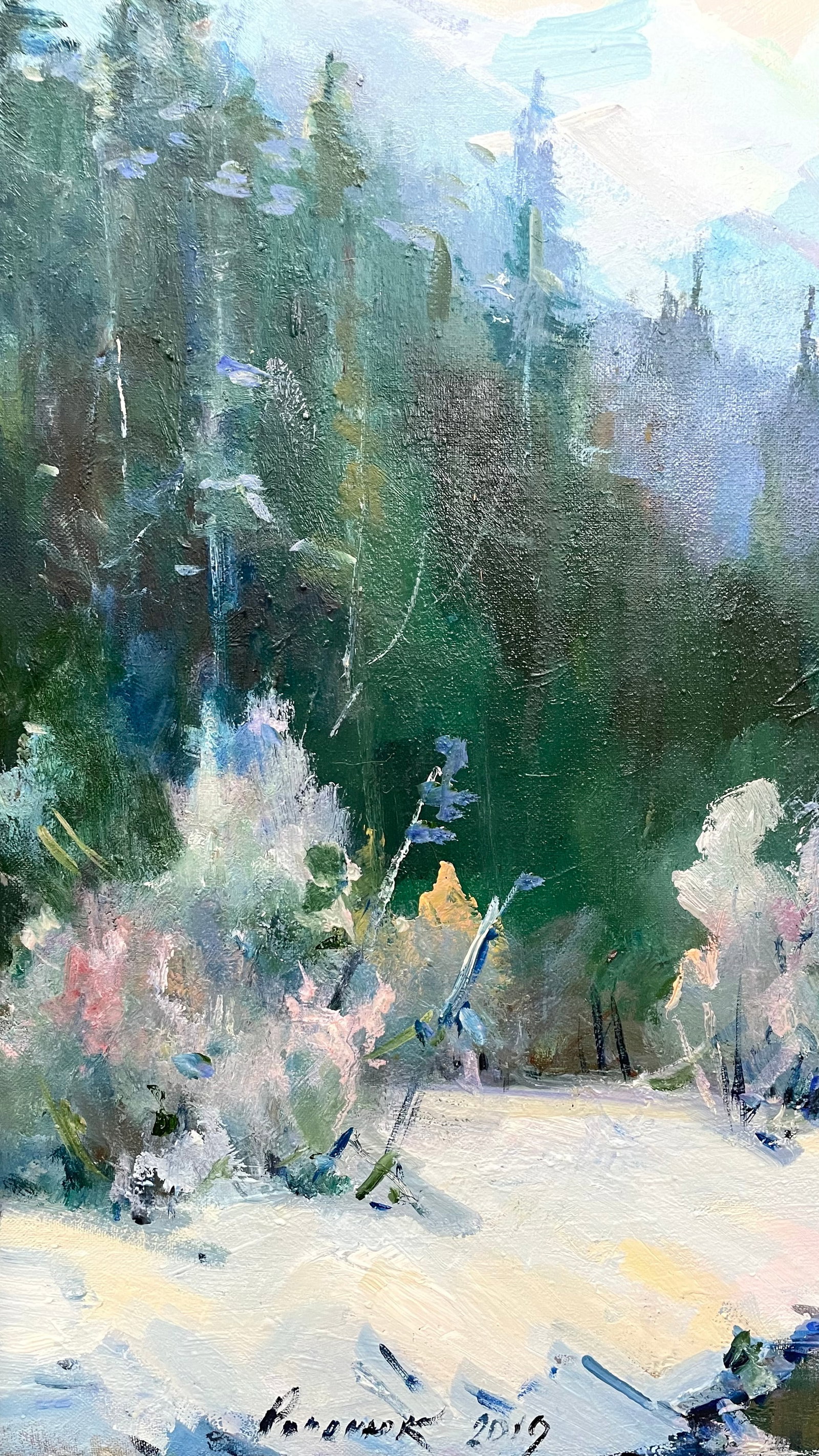 Oil painting Deep winter Ivan Romanyuk - 6