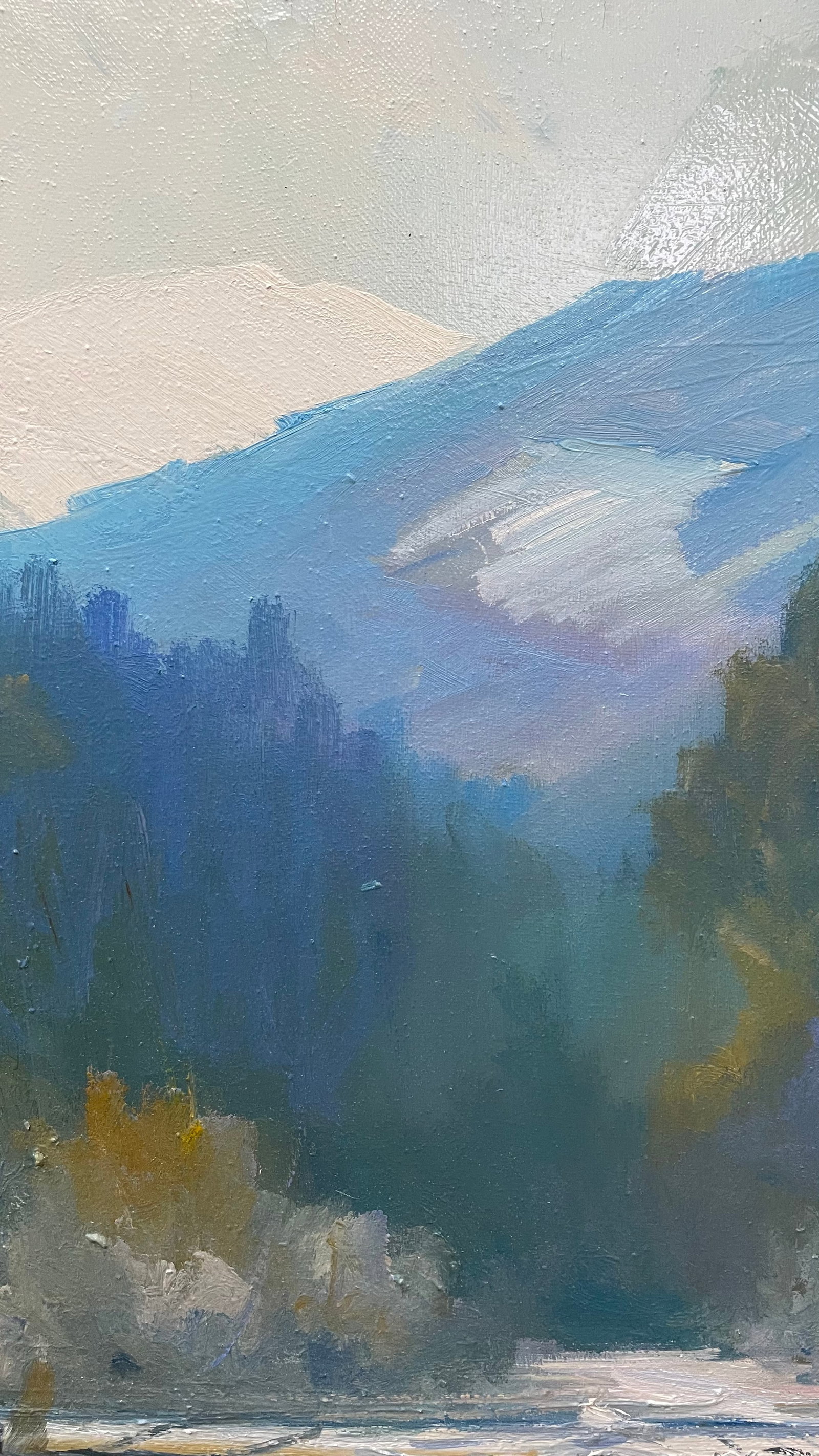 Oil painting Dridge in the winter Ivan Romanyuk - 3