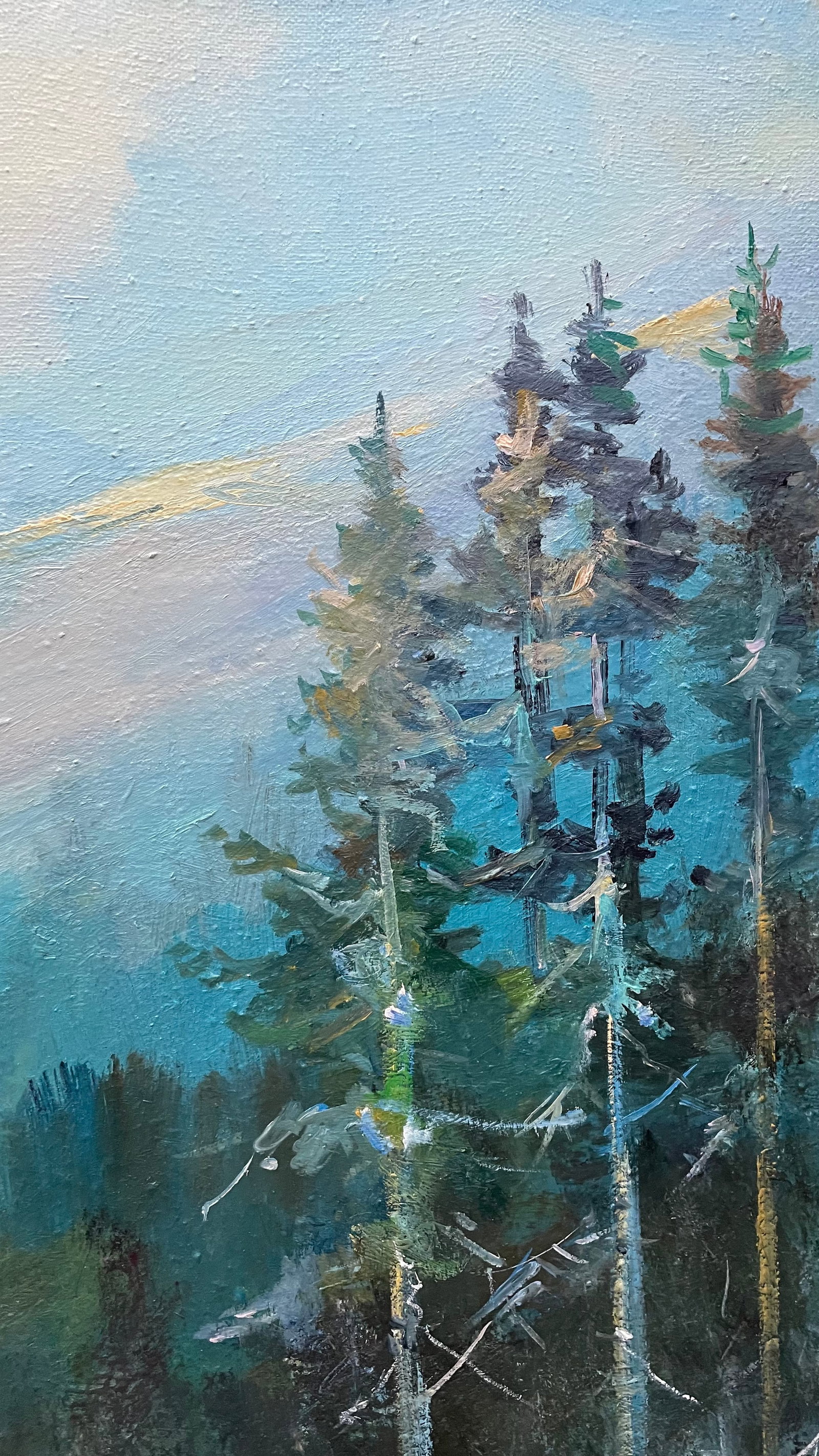 Oil painting Lonley haystack Ivan Romanyuk - 4
