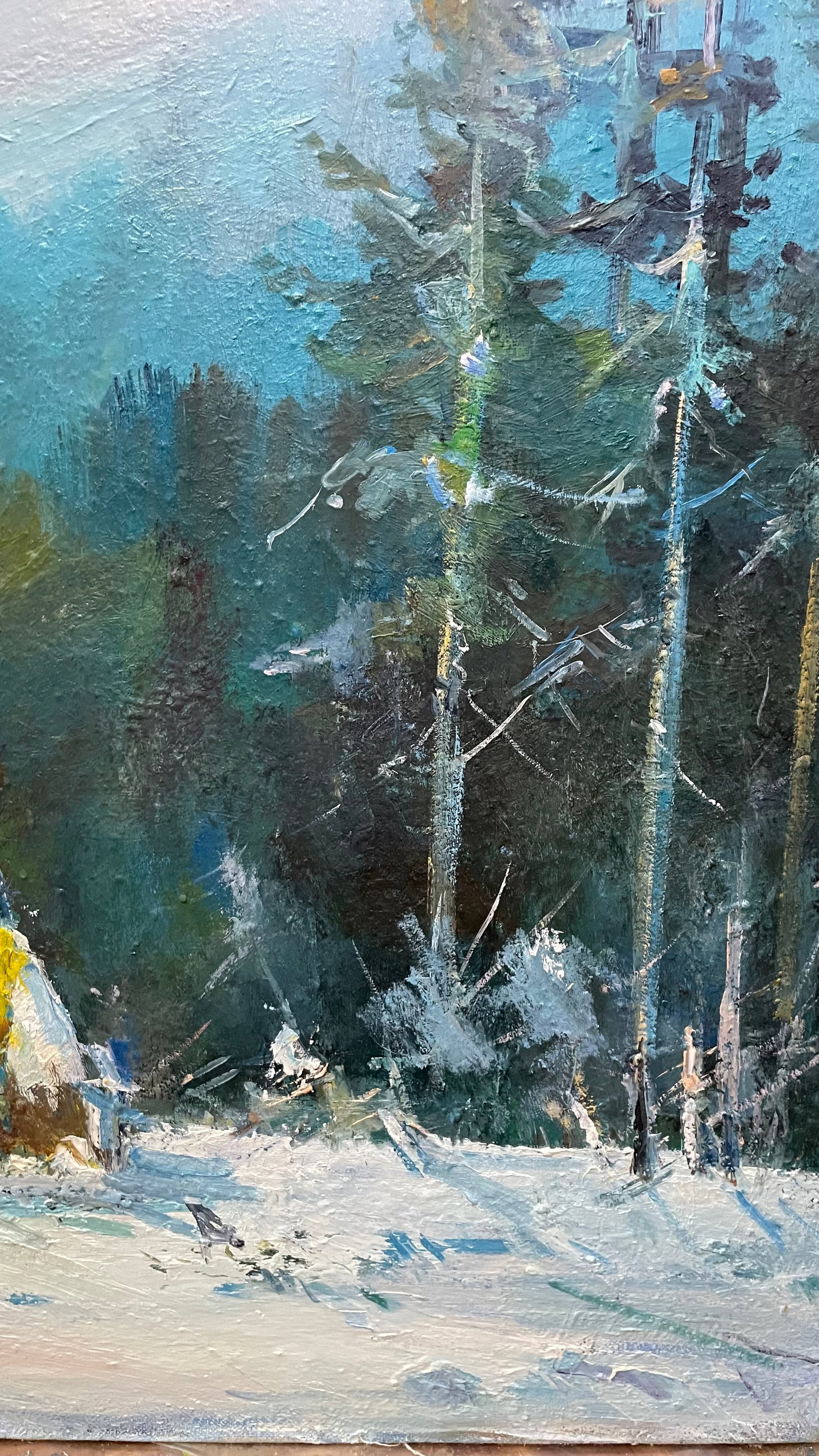 Oil painting Lonley haystack Ivan Romanyuk - 7