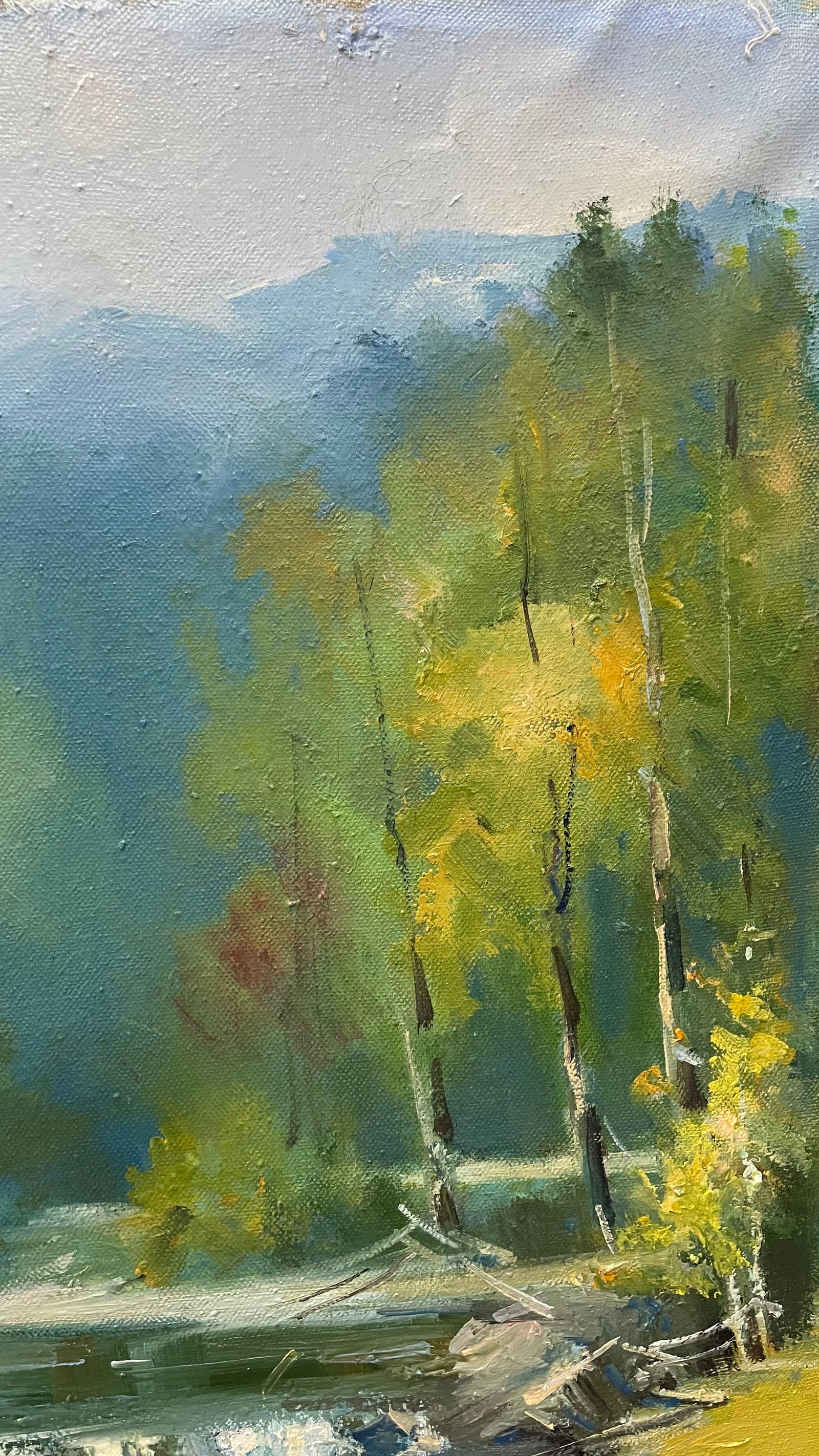 Oil painting Little river Ivan Romanyuk - 4