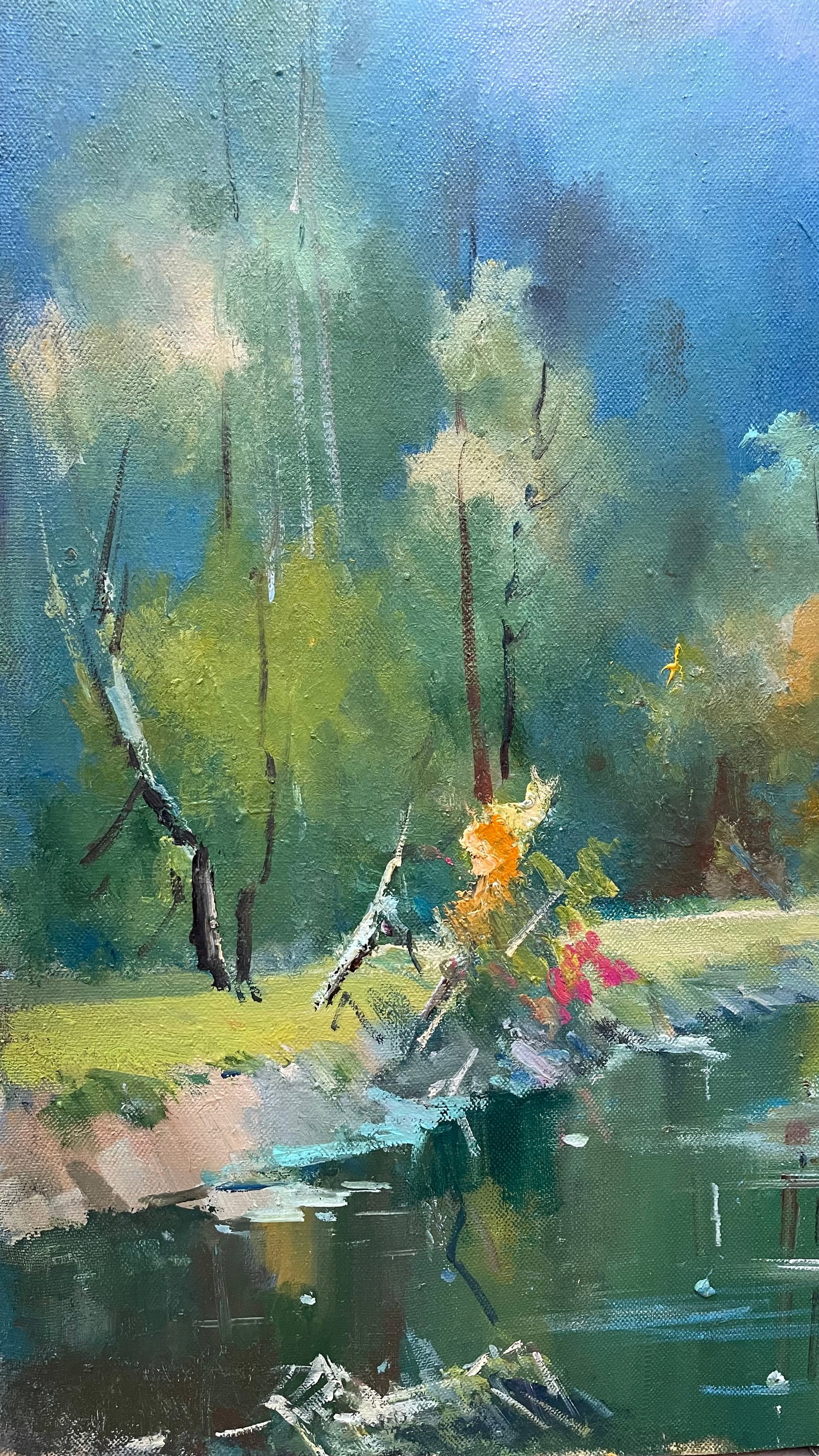 Oil painting Little river Ivan Romanyuk - 5
