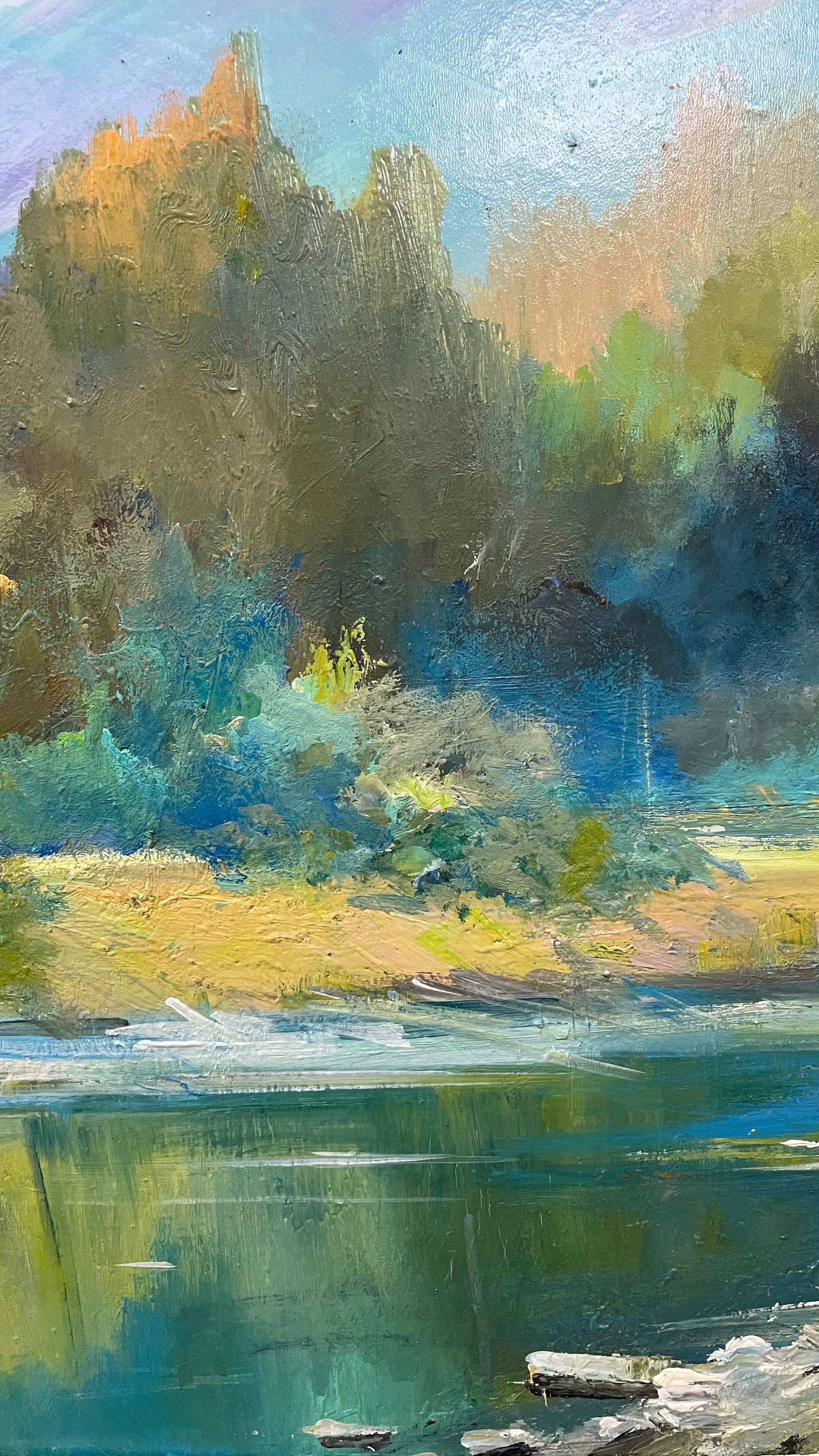 Oil painting Backwater Ivan Romanyuk - 7