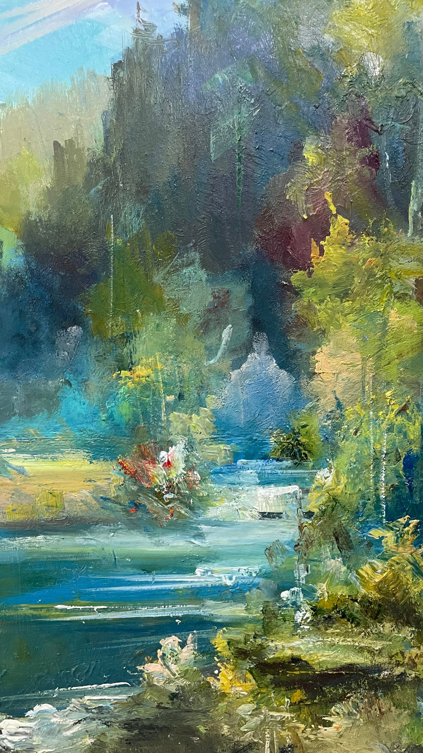 Oil painting Backwater Ivan Romanyuk - 8
