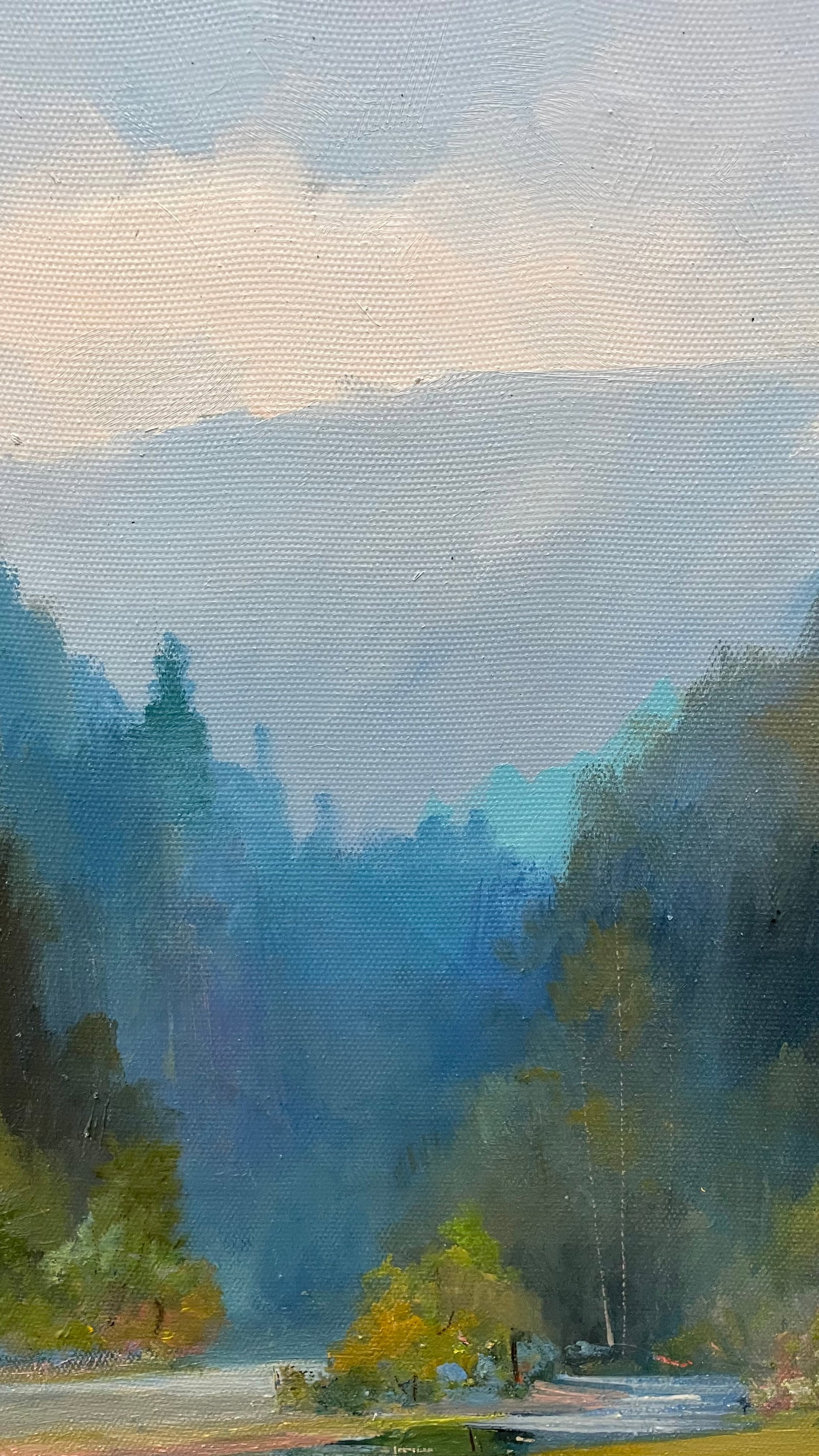 Oil painting Backwater Ivan Romanyuk - 9