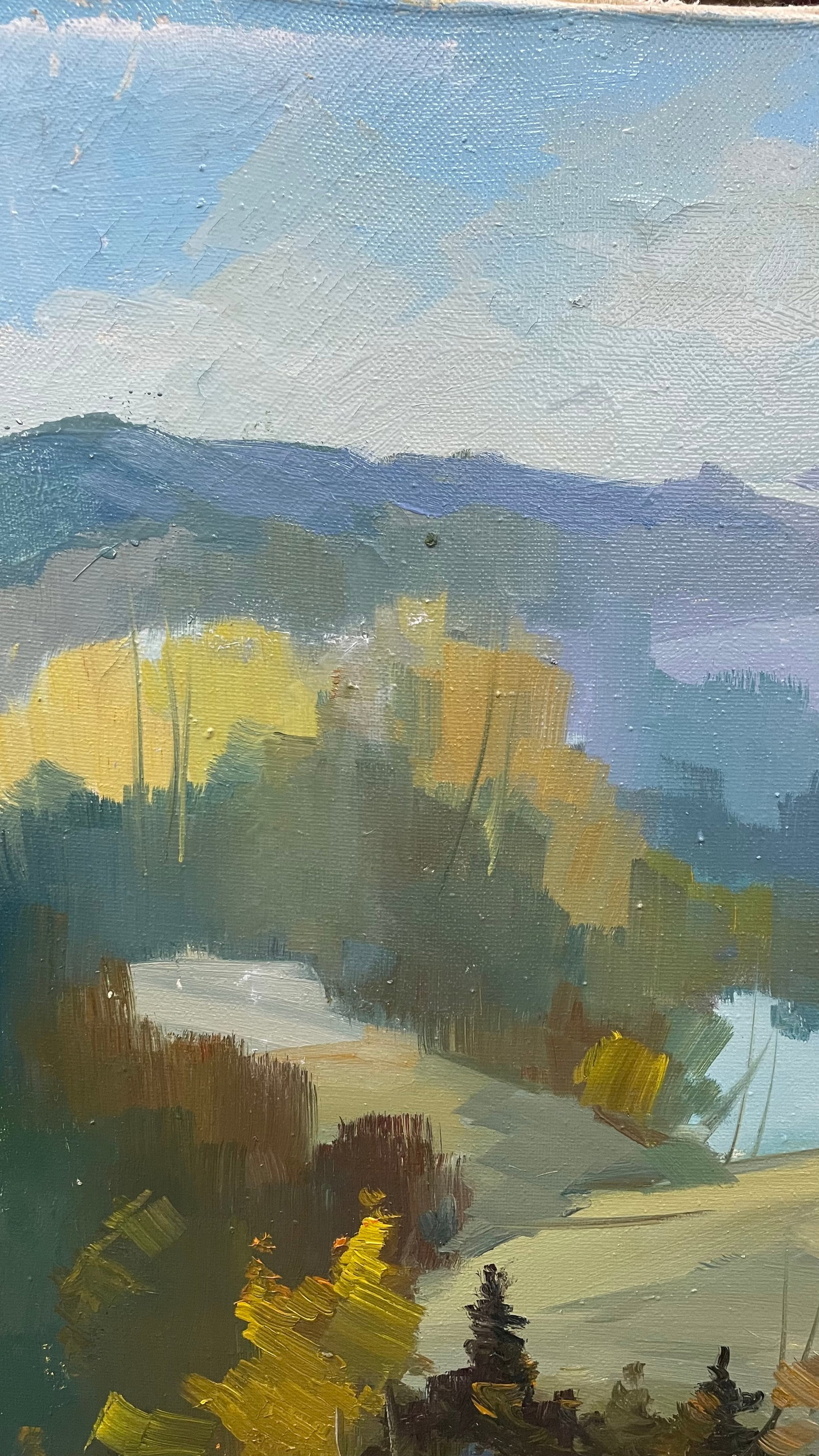 Oil painting Hills Ivan Romanyuk - 2
