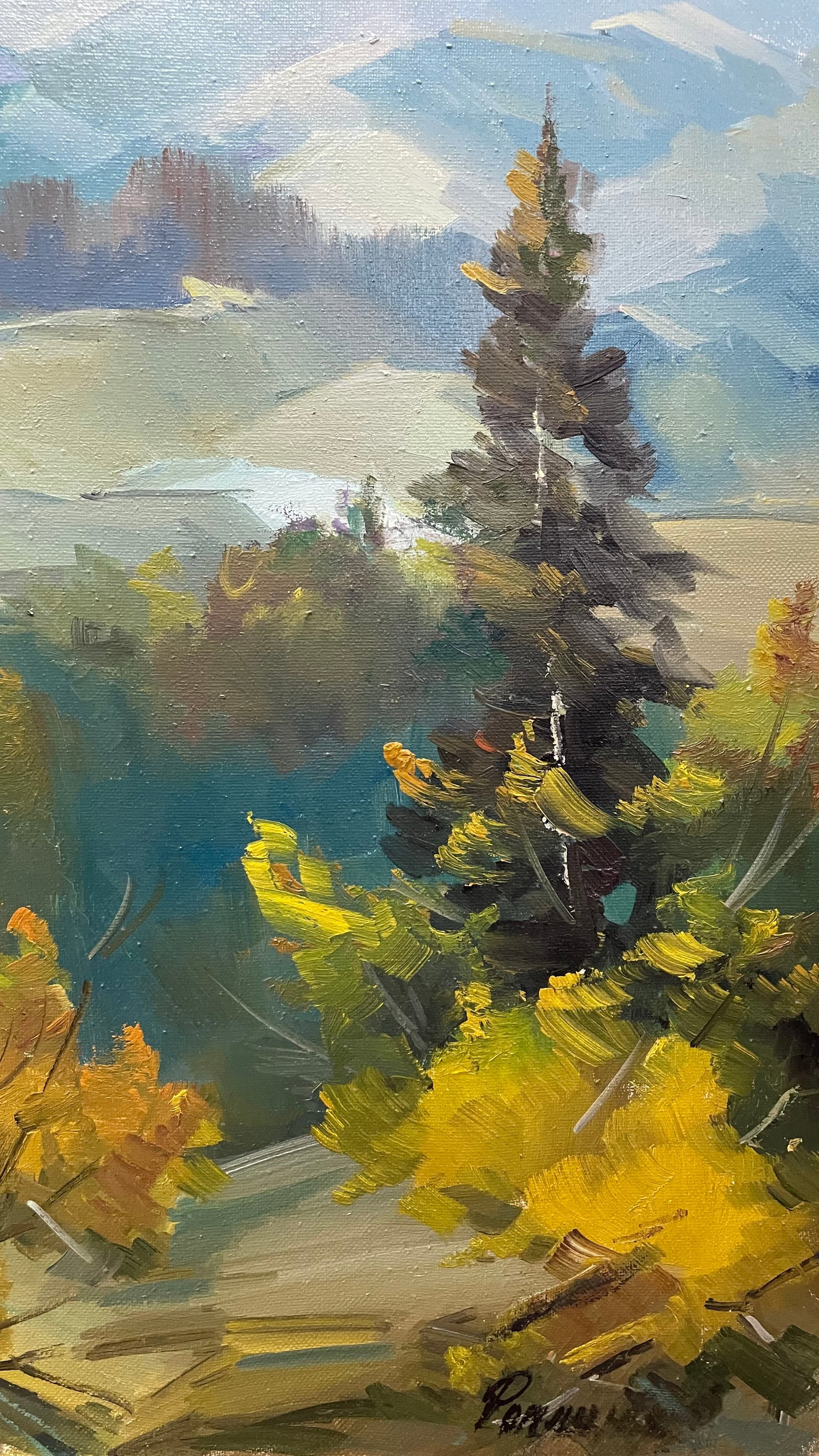 Oil painting Hills Ivan Romanyuk - 7