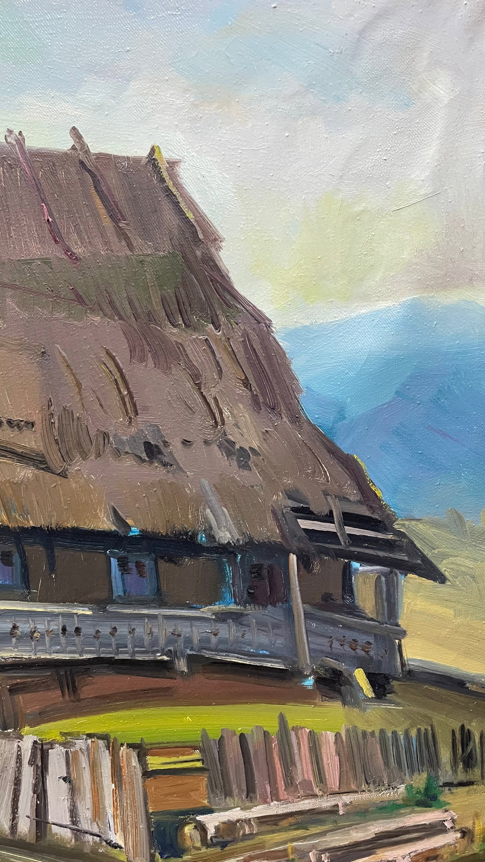Oil painting Somewhere in the mountains Ivan Romanyuk - 4