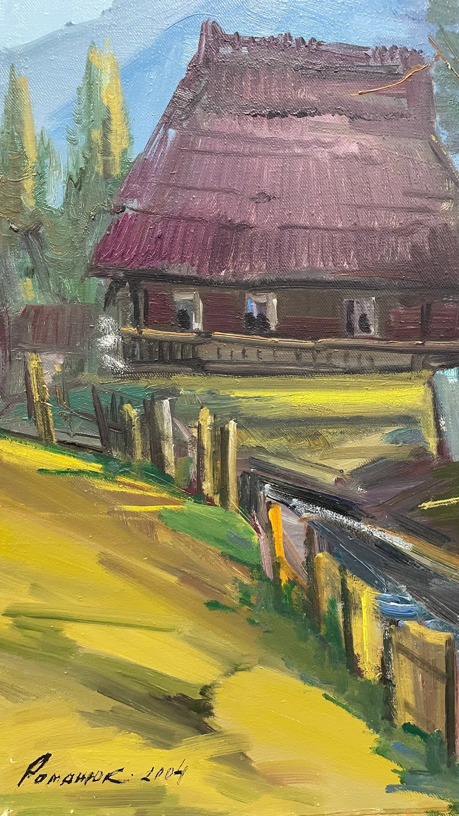 Oil painting Somewhere in the mountains Ivan Romanyuk - 5