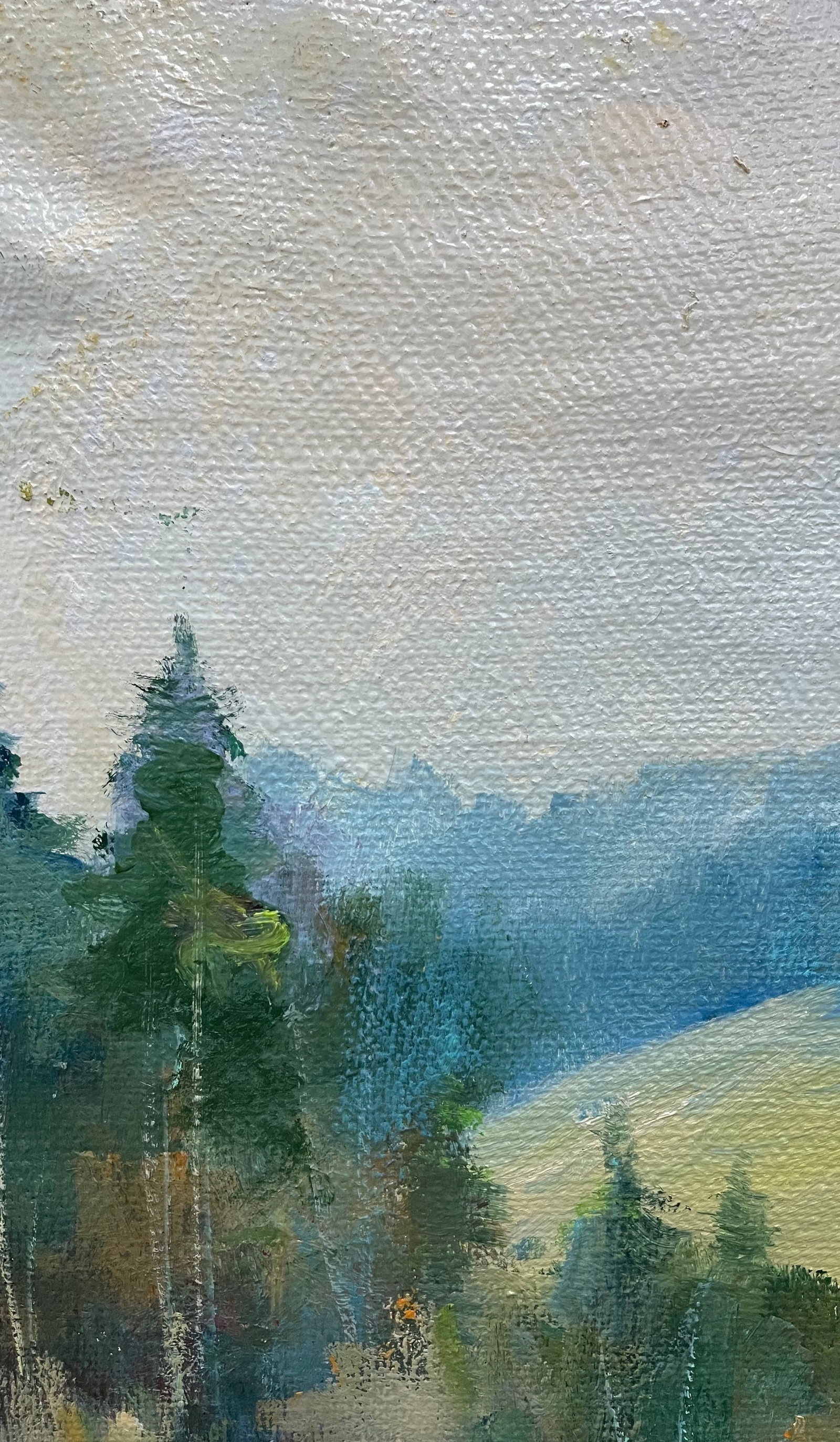Oil painting River bend Ivan Romanyuk - 2