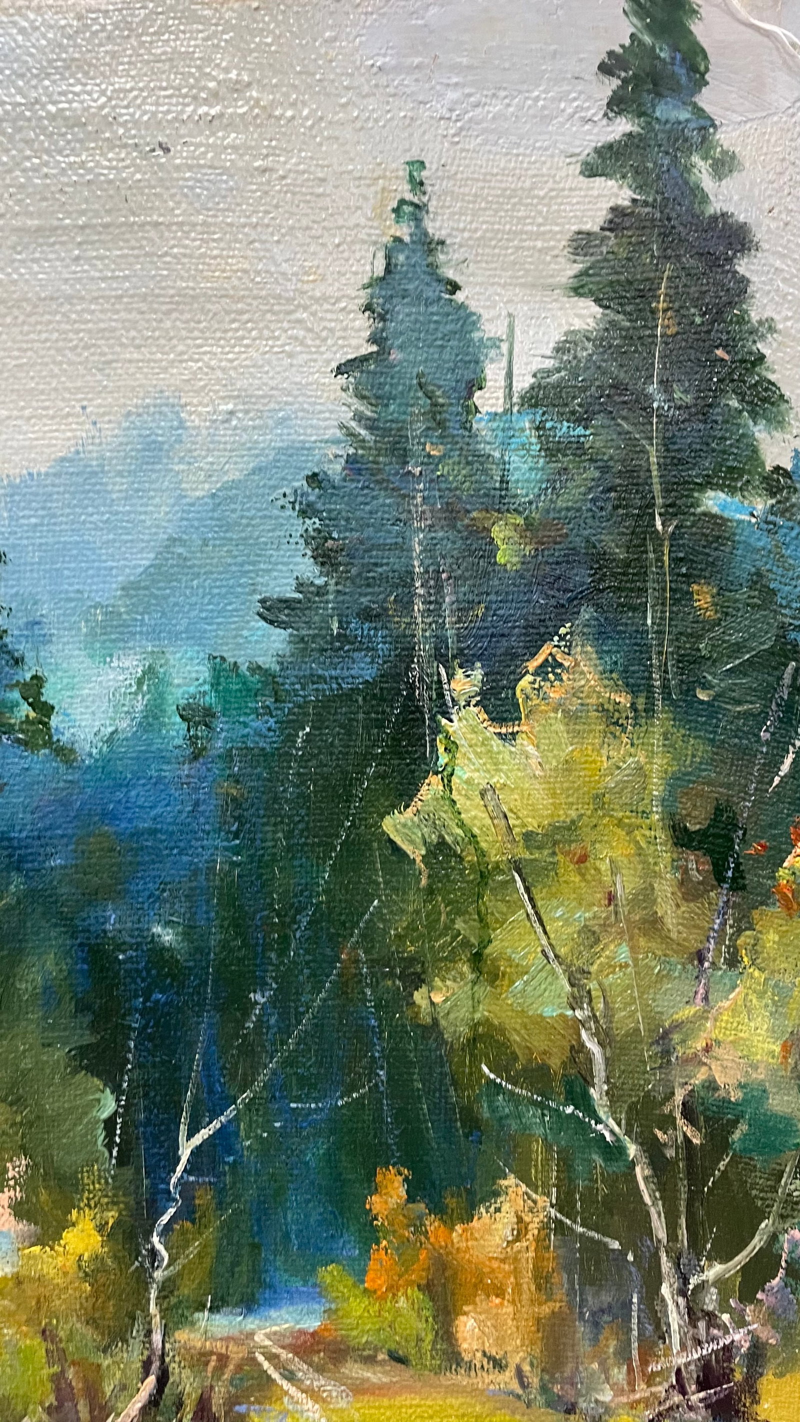 Oil painting River bend Ivan Romanyuk - 4