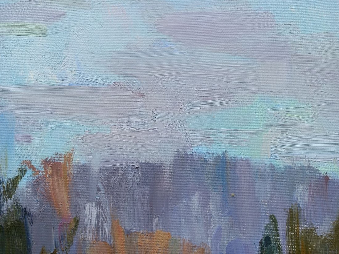 Oil painting In the Carpathians Alex Ditriev - 3