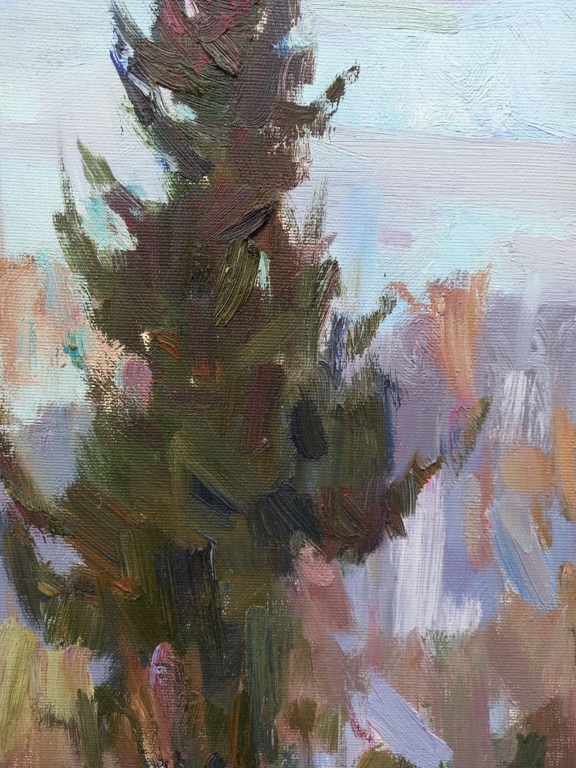 Oil painting In the Carpathians Alex Ditriev - 4