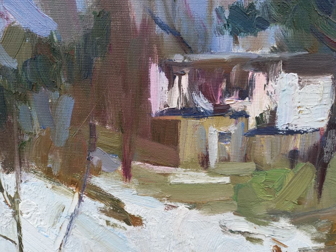 Oil painting In the Carpathians Alex Ditriev - 6