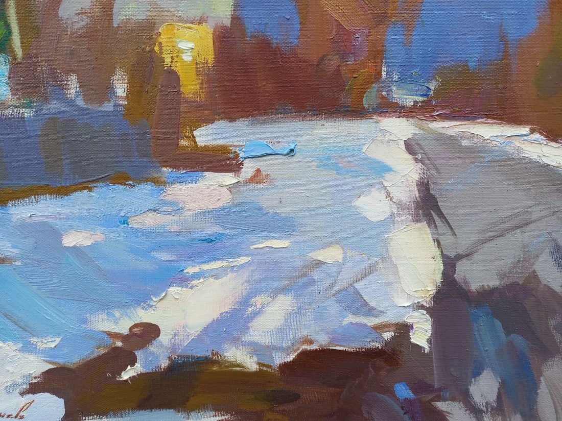 Oil painting Evening warmth Alex Ditriev - 5