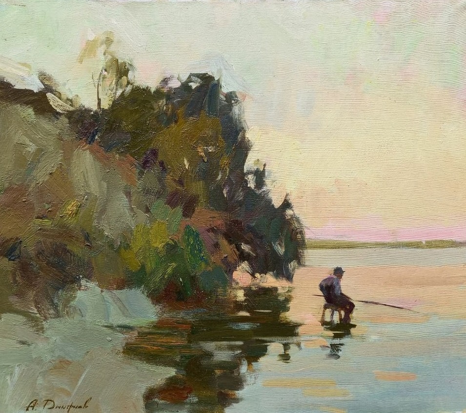 Oil painting Lyrics Alex Ditriev: 29AD Painter: Alex Ditriev S?ze: 80x70 cm/31.5x27.5 inches Components: oil, canvas Original painting from our collection ERA: Short information: Alex was born on May 10, 1977 in the city of Nikolaev. 