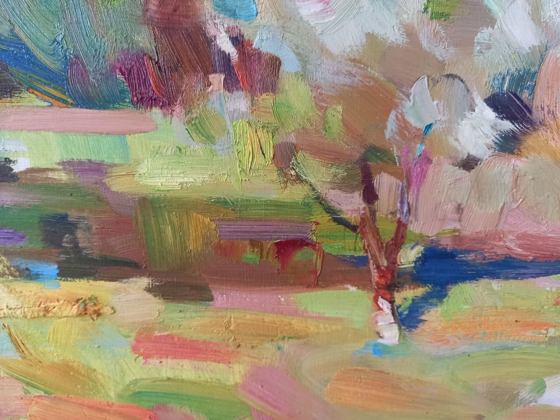 Oil painting spring afternoon Alex Ditriev - 5
