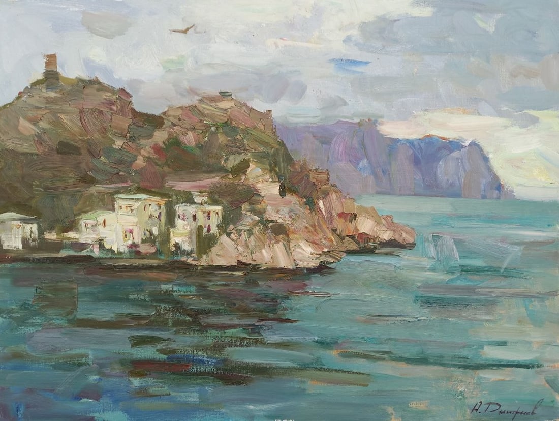 Oil painting It's a nasty day Alex Ditriev: 51AD Painter: Alex Ditriev S?ze: 60x80 cm/23.6x31.5 inches Components: oil, canvas Original painting from our collection ERA: Short information: Alex was born on May 10, 1977 in the city of Nikolaev. 