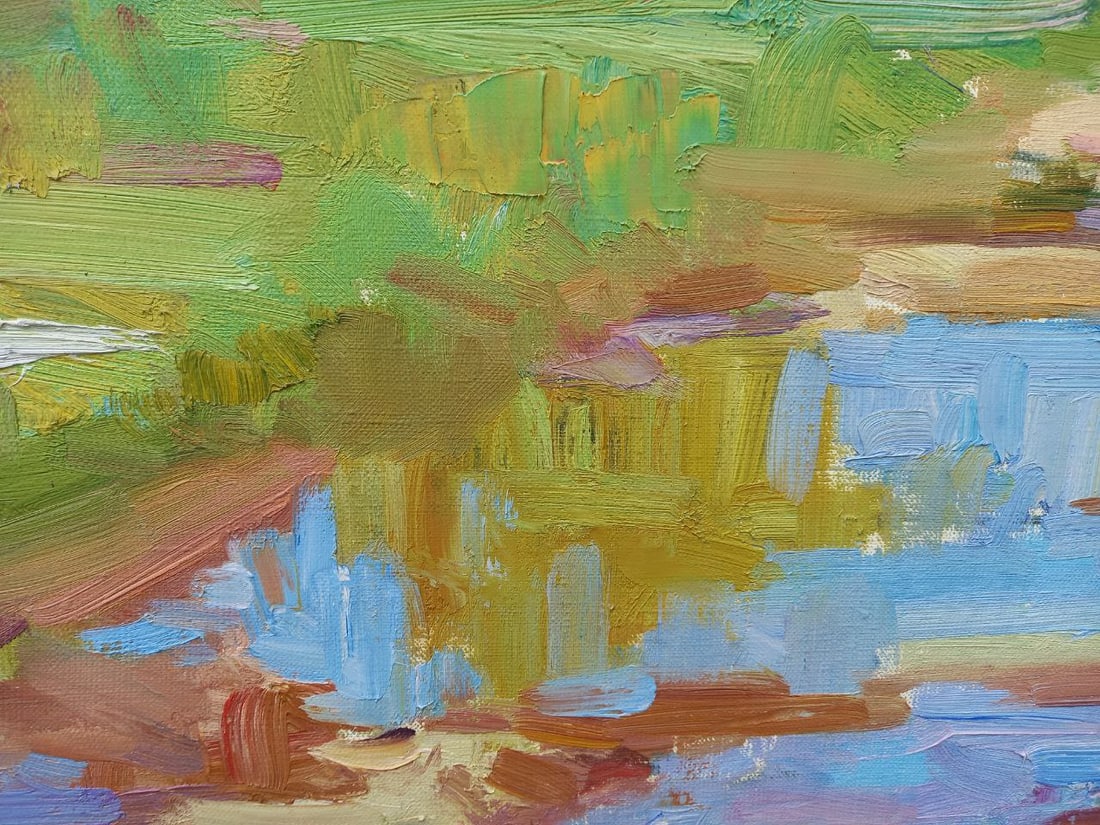 Oil painting After the rain Alex Ditriev - 5