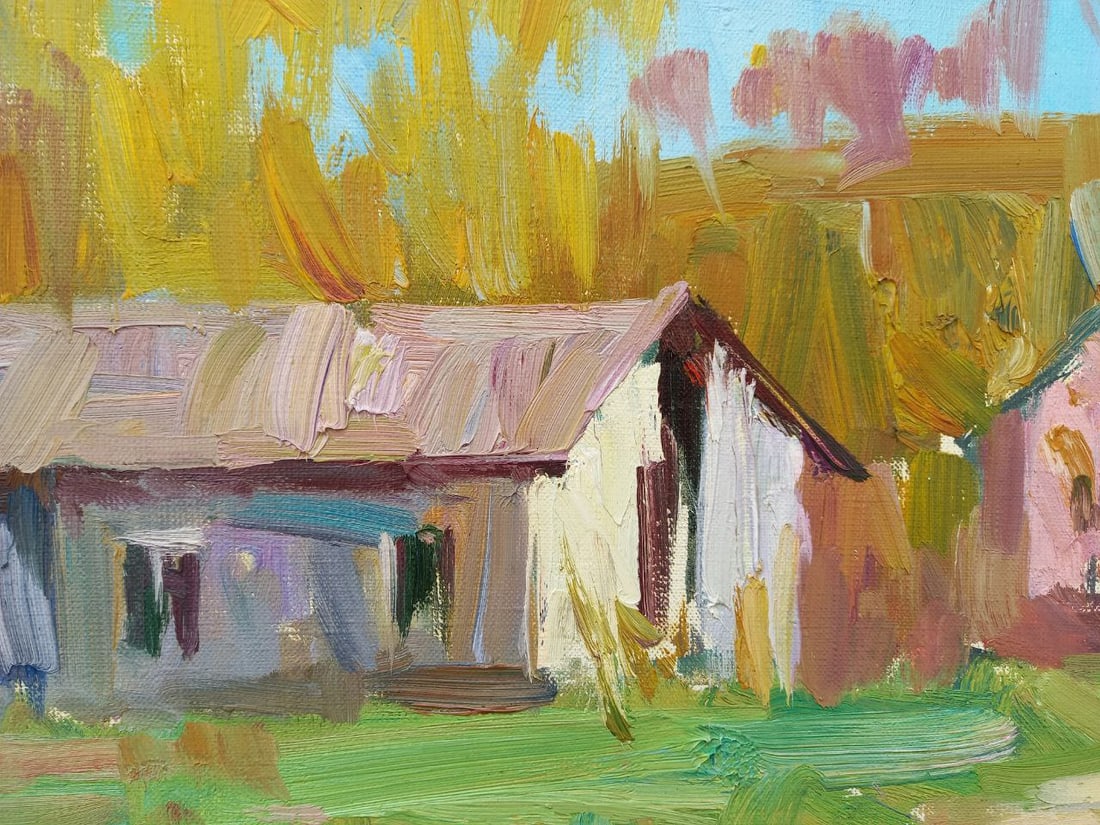Oil painting After the rain Alex Ditriev - 6