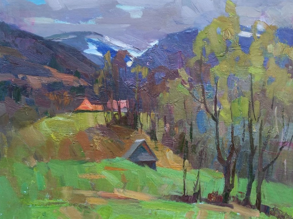 Oil painting Pylypets Alex Ditriev: 83AD Painter: Alex Ditriev S?ze: 64x49 cm/25.2x19.3 inches Components: oil, canvas Original painting from our collection ERA: Short information: Alex was born on May 10, 1977 in the city of Nikolaev. 
