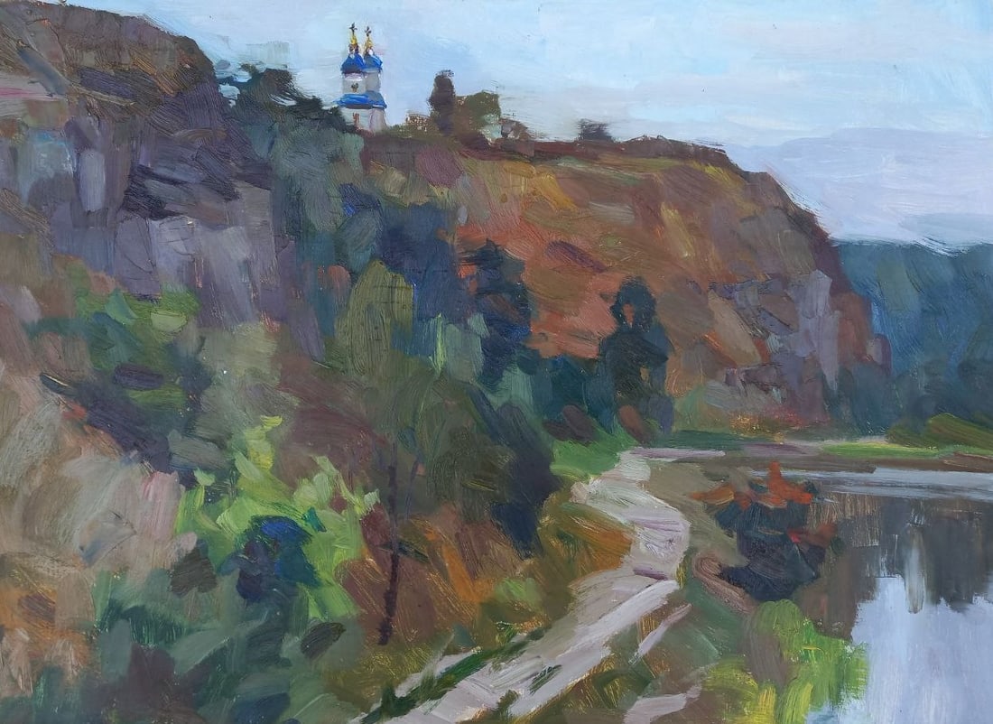 Oil painting Epochal places Alex Ditriev: 112AD Painter: Alex Ditriev S?ze: 48x63 cm/18.9x24.8 inches Components: oil, canvas Original painting from our collection ERA: Short information: Alex was born on May 10, 1977 in the city of Nikolaev.