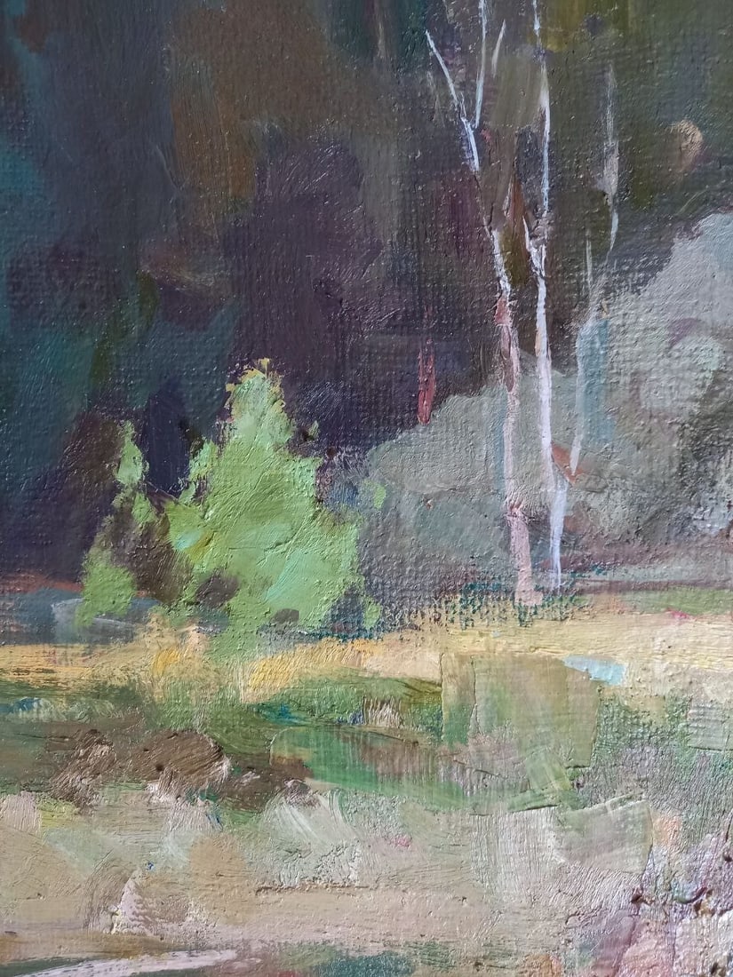 Oil painting outskirts Alex Ditriev - 4