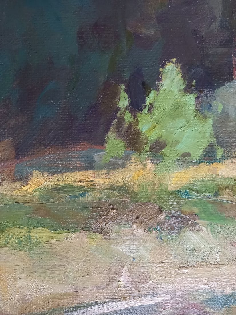 Oil painting outskirts Alex Ditriev - 5