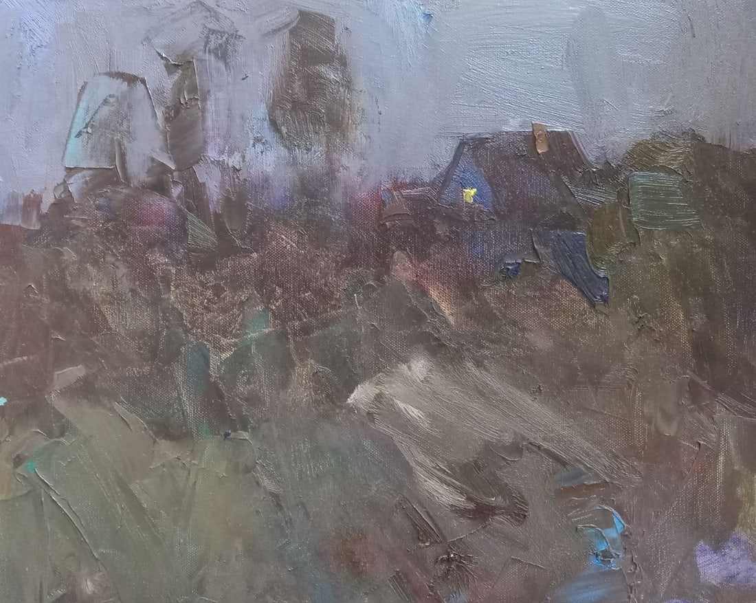 Oil painting Dinner Alex Ditriev: 142AD Painter: Alex Ditriev S?ze: 50x40 cm/19.7x15.7 inches Components: oil, canvas Original painting from our collection ERA: Short information: Alex was born on May 10, 1977 in the city of Nikolaev.