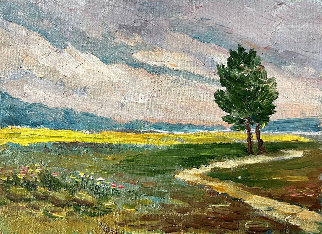 Oil painting landscape Shvetsov Konstantin Valentinovich (1 of 8)
