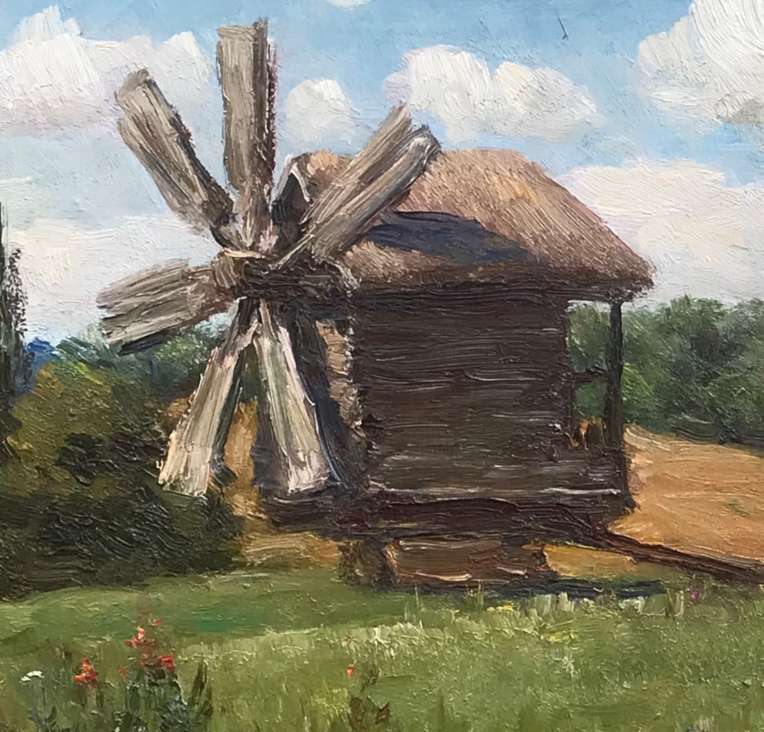 Oil painting In Pyrogovo Leonid Kuzmenko - 2