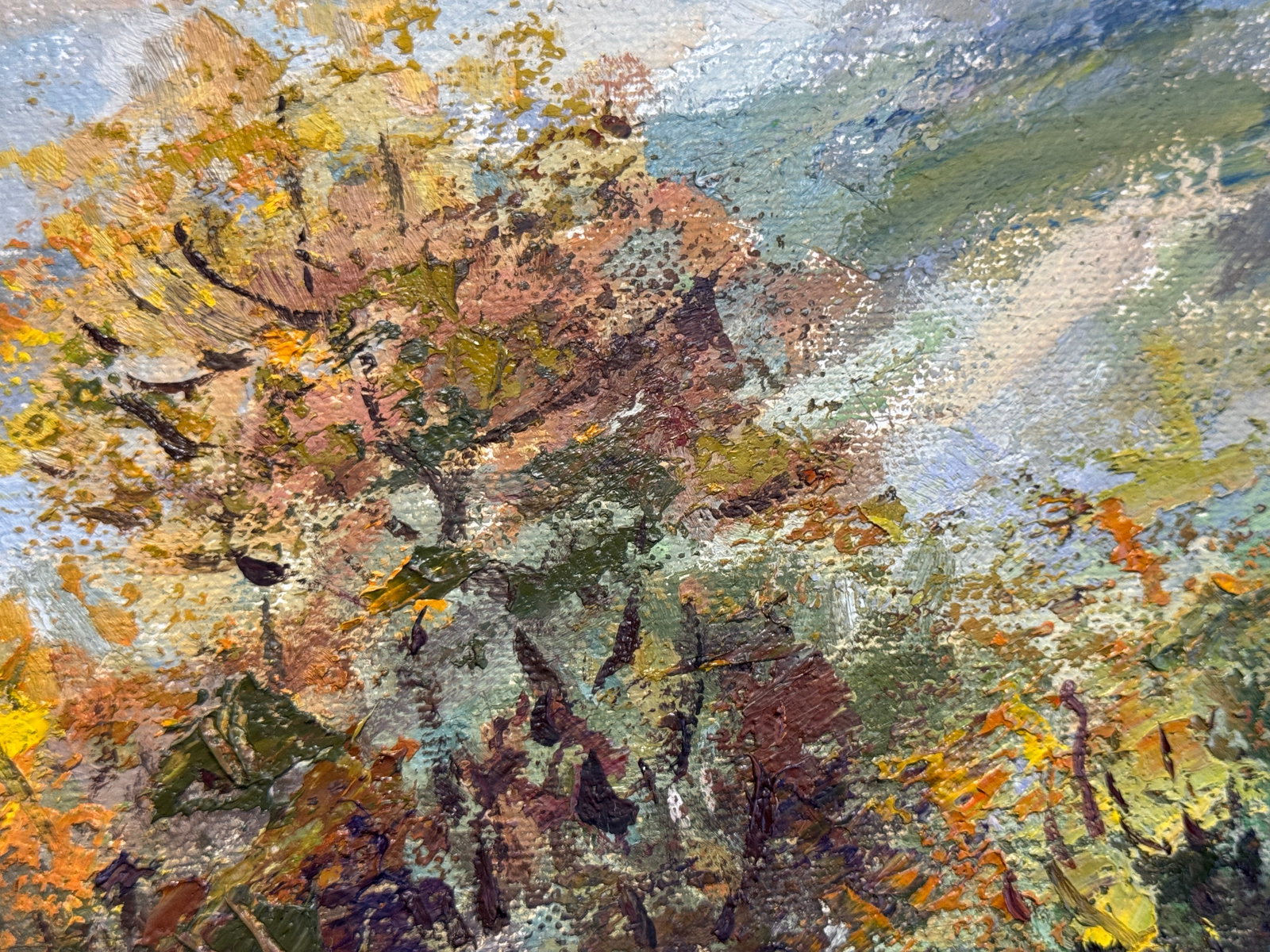 Oil painting with frame Carpathians K. Leonid - 3