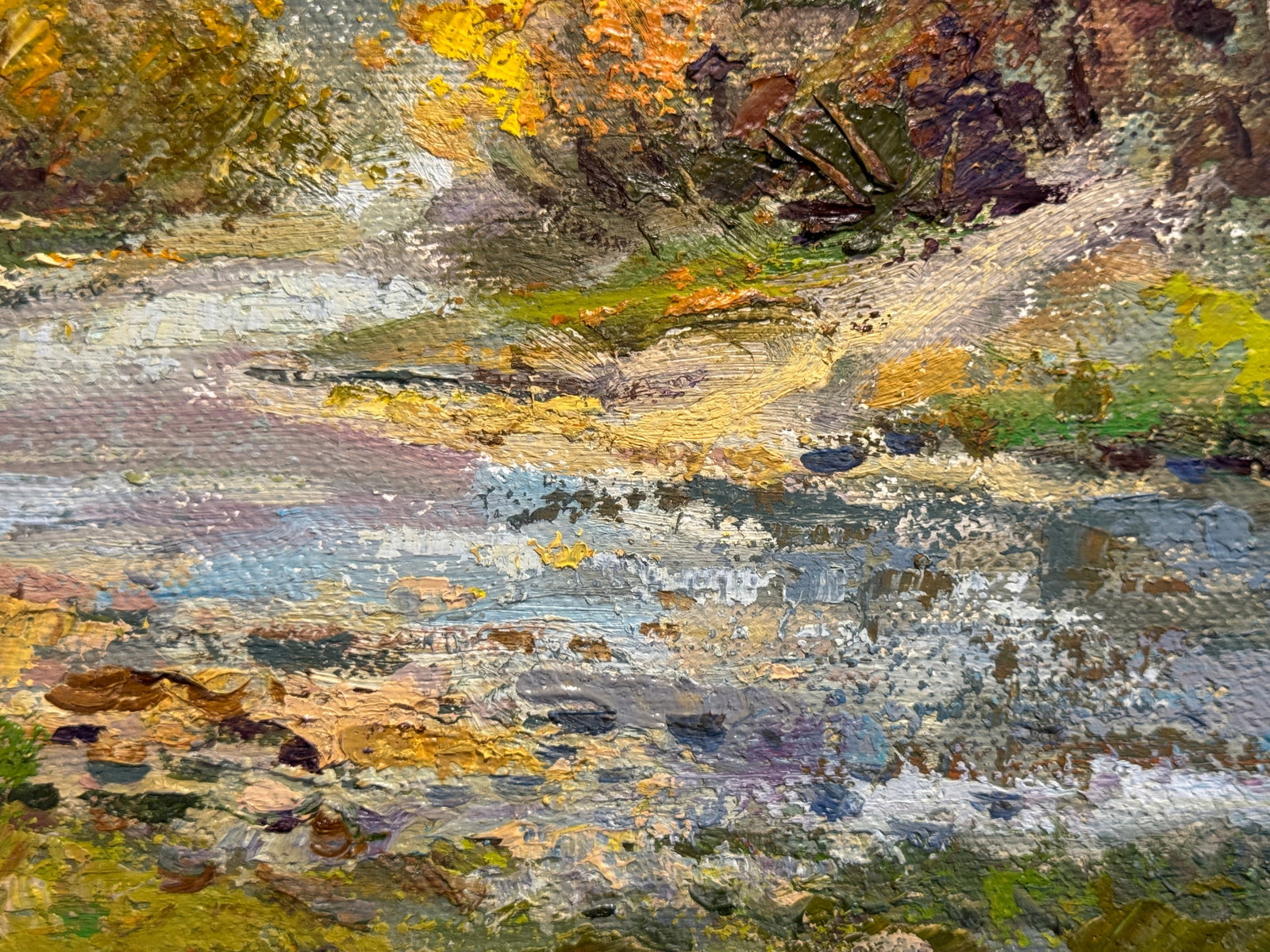Oil painting with frame Carpathians K. Leonid - 6