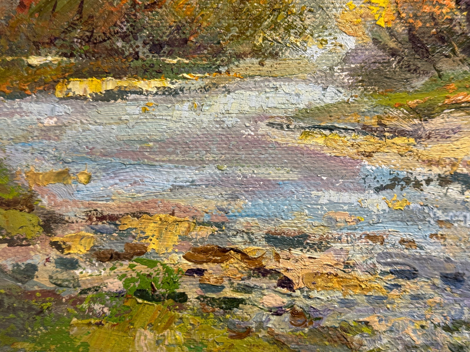 Oil painting with frame Carpathians K. Leonid - 7