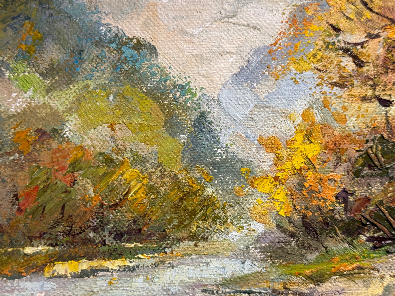Oil painting with frame Carpathians K. Leonid - 8
