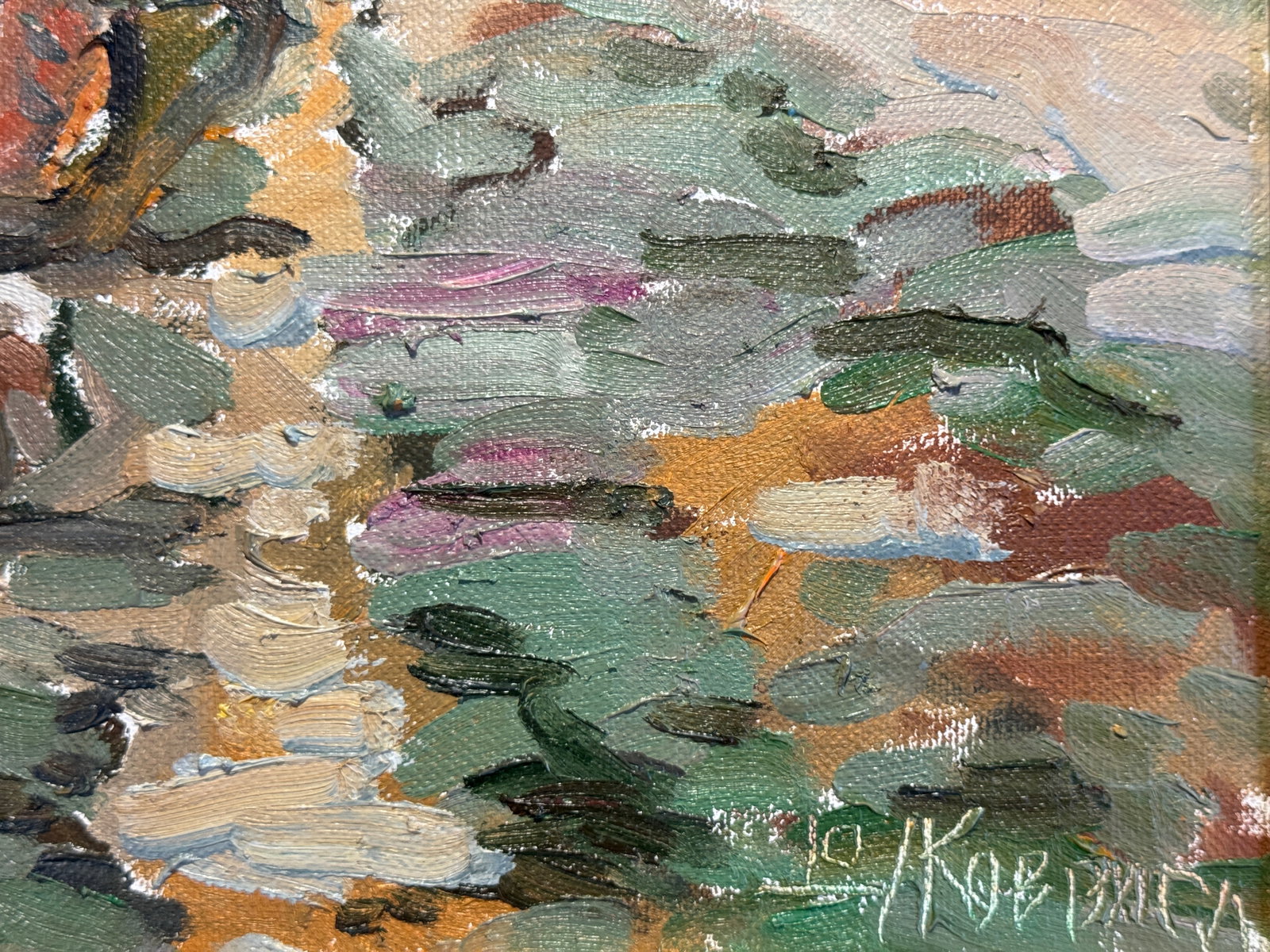 Oil painting with frame Sevastopol, 35th battery K. Leonid - 4