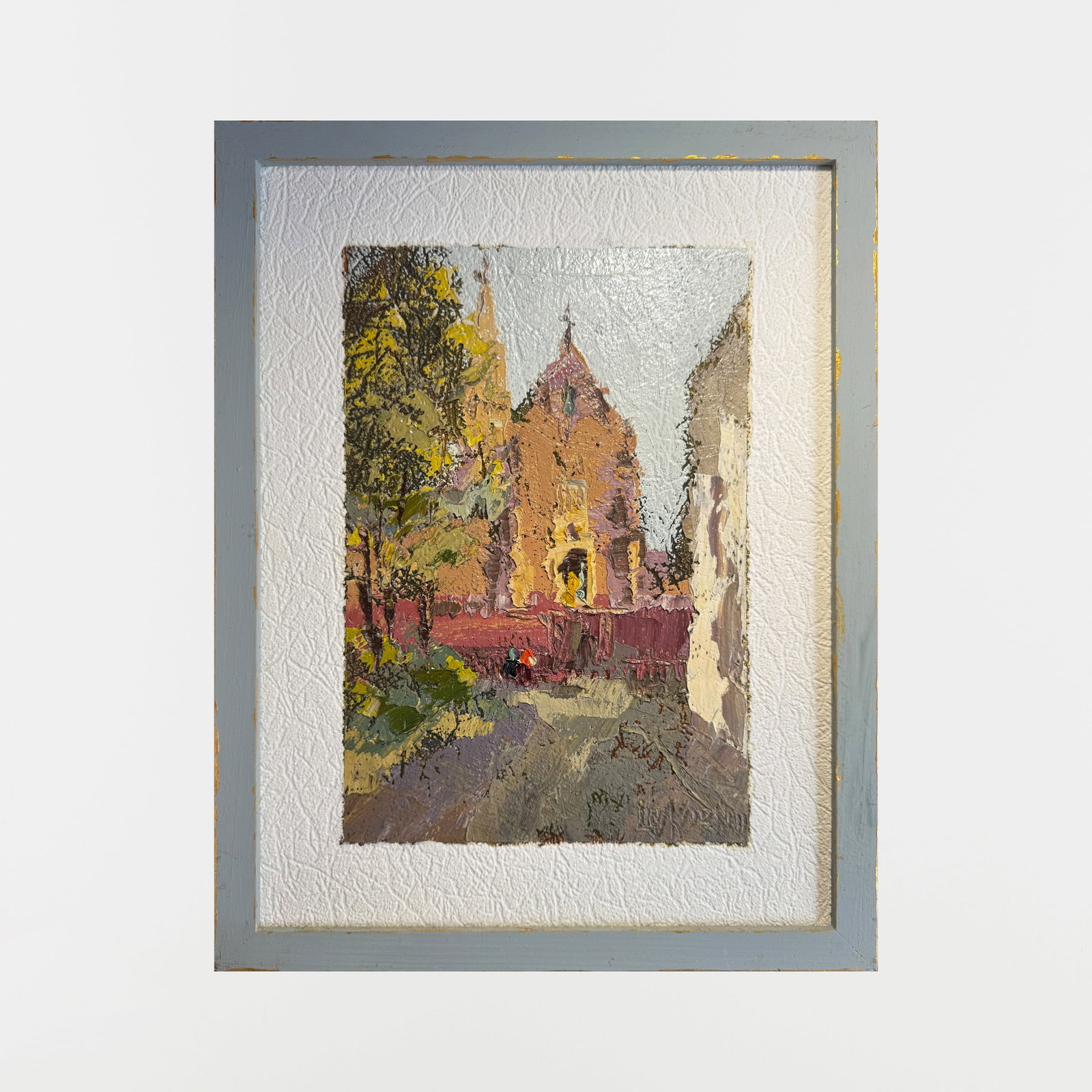 Oil painting with frame Church of St. Clement the Pope (Lviv) K. Leonid - 2