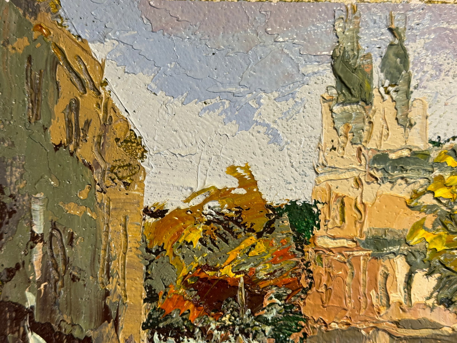 Oil painting with frame Church of St. Mary Magdalene (Lviv) K. Leonid - 2