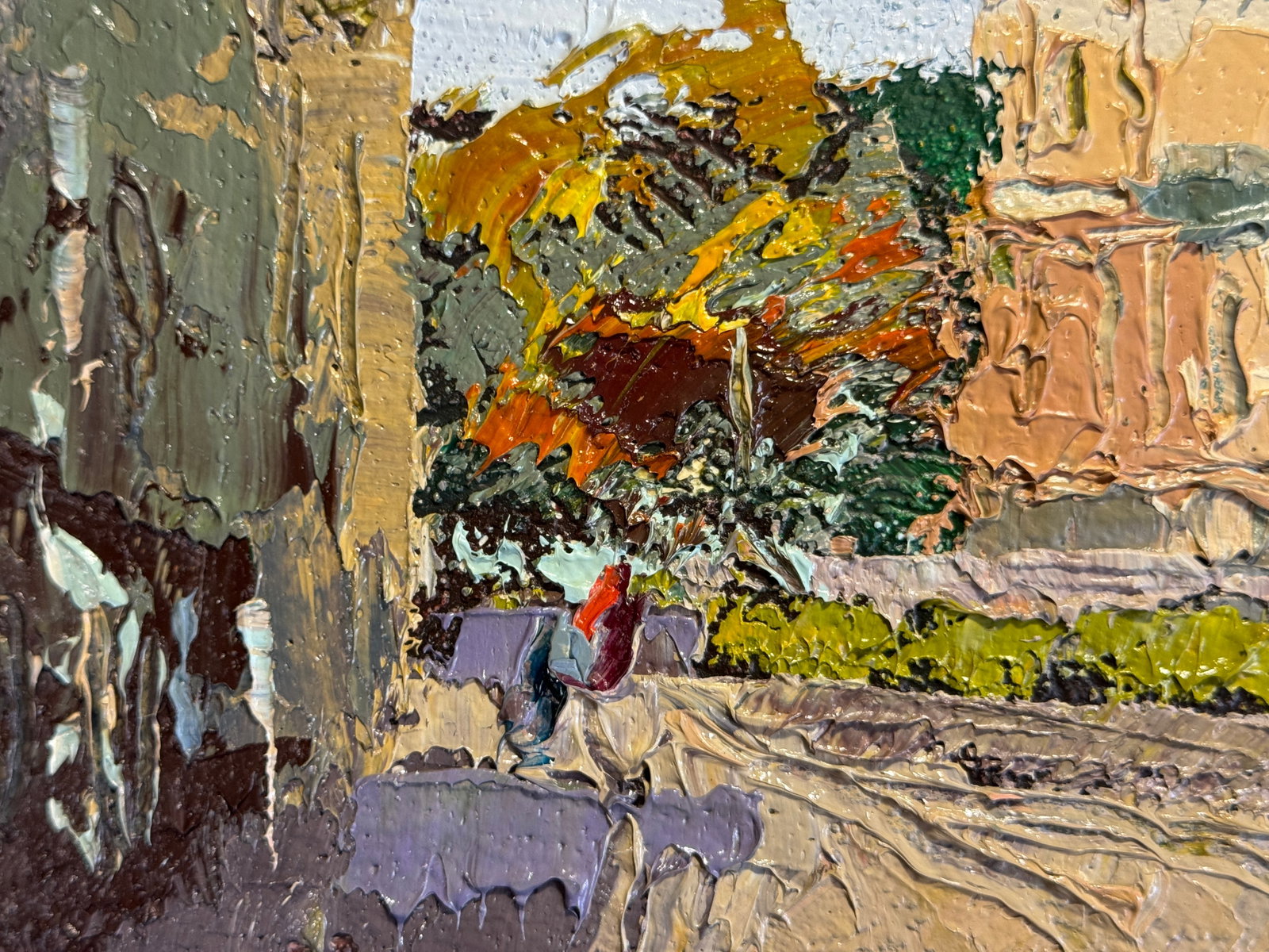 Oil painting with frame Church of St. Mary Magdalene (Lviv) K. Leonid - 6