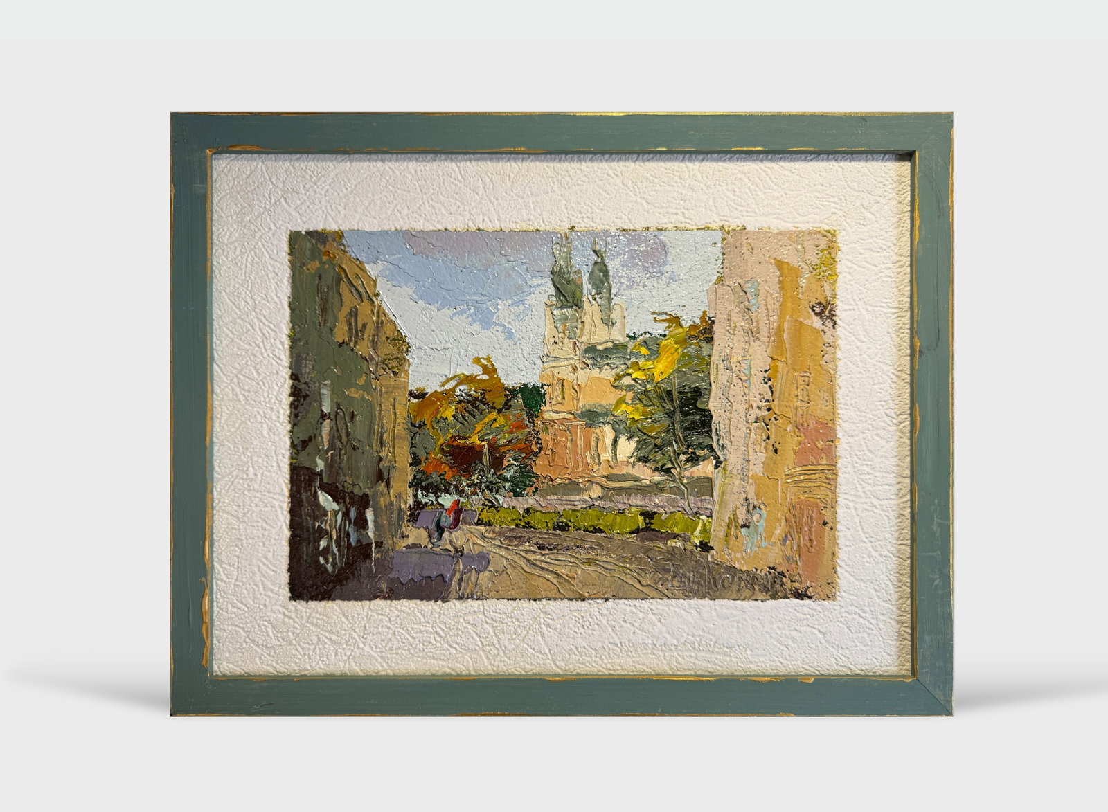 Oil painting with frame Church of St. Mary Magdalene (Lviv) K. Leonid - 8