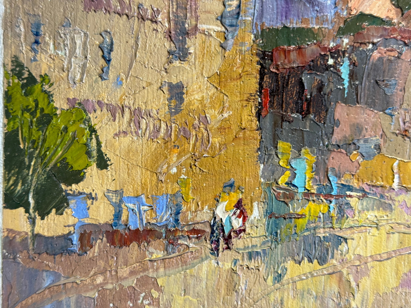 Oil painting with frame City K. Leonid - 4