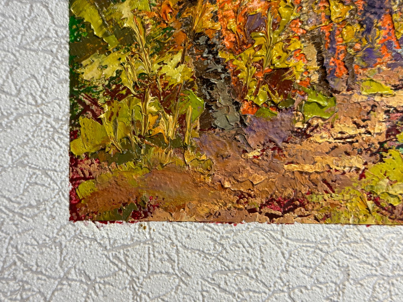 Oil painting with frame Castle Hill (Lviv) K. Leonid - 4
