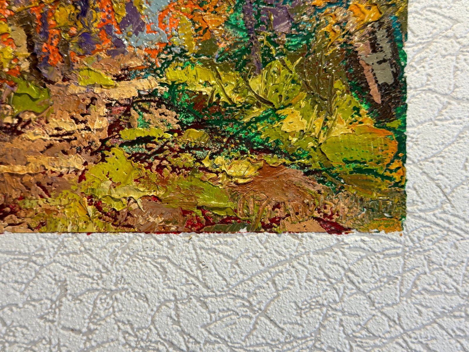 Oil painting with frame Castle Hill (Lviv) K. Leonid - 5