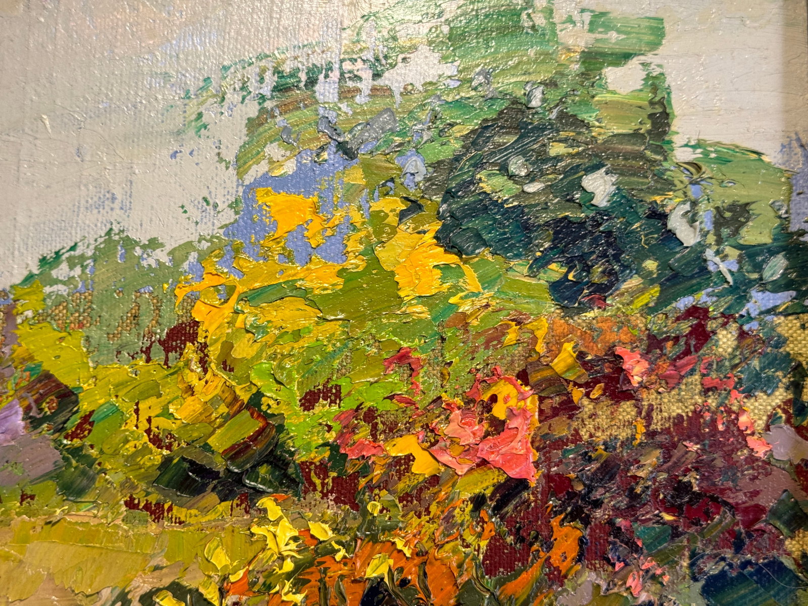 Oil painting with frame Autumn K. Leonid - 3