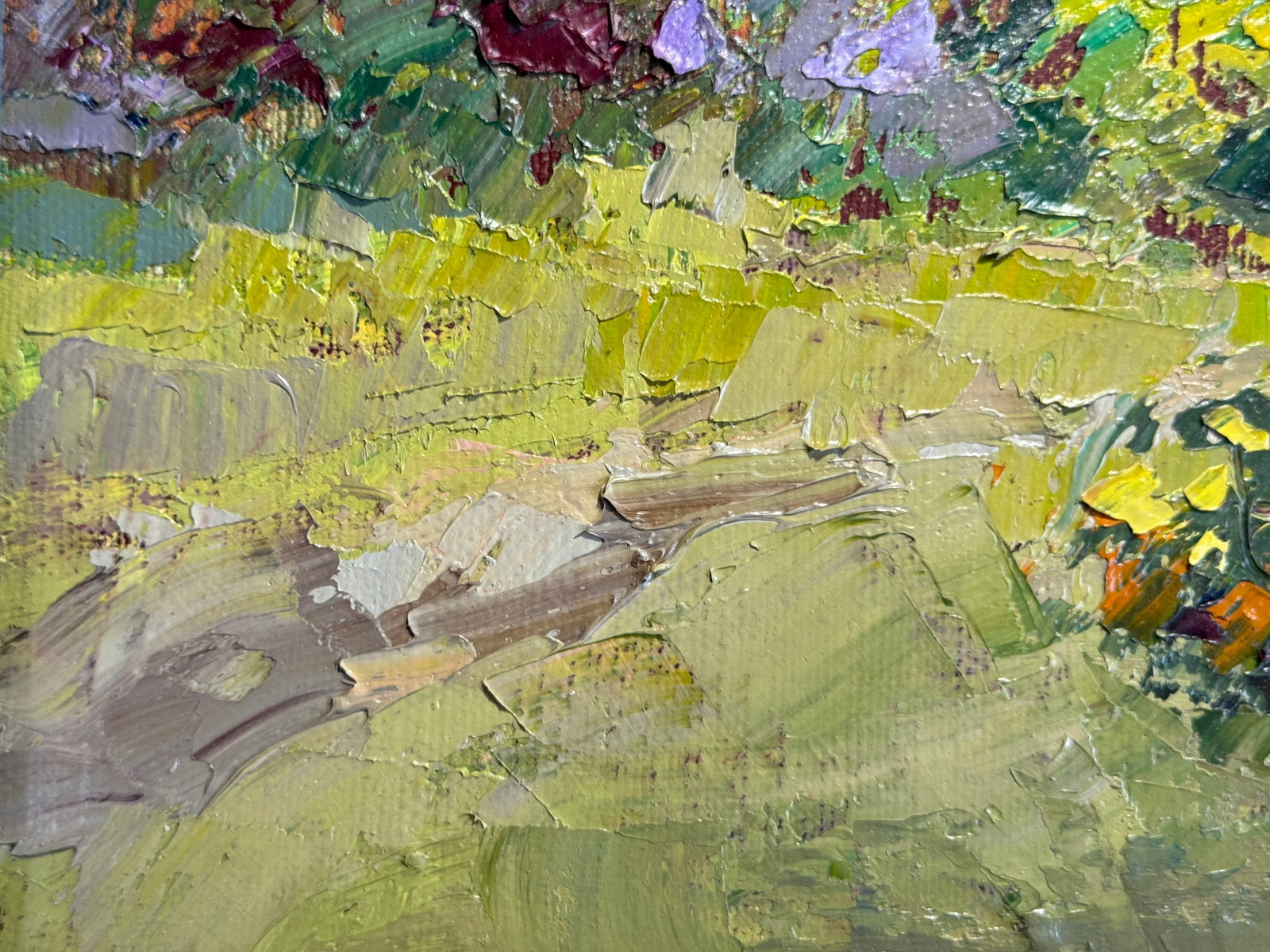 Oil painting with frame Autumn K. Leonid - 7