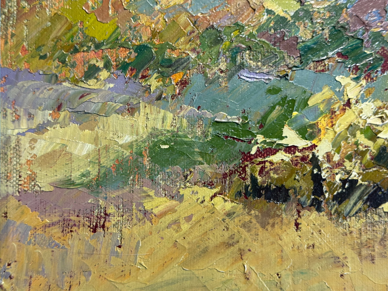 Oil painting with frame Autumn K. Leonid - 6