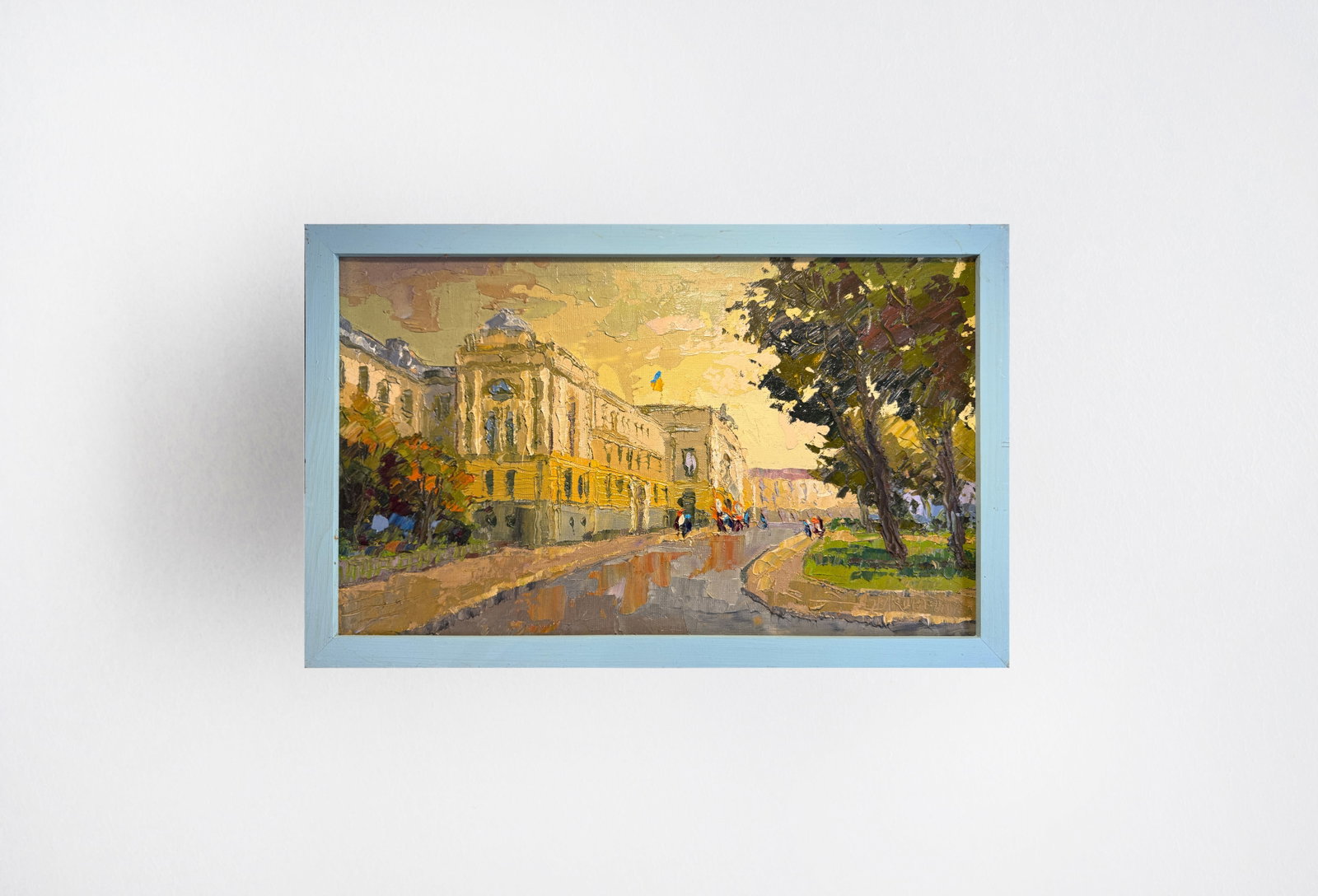 Oil painting with frame Ivan Franko National University of Lviv K. Leonid - 10