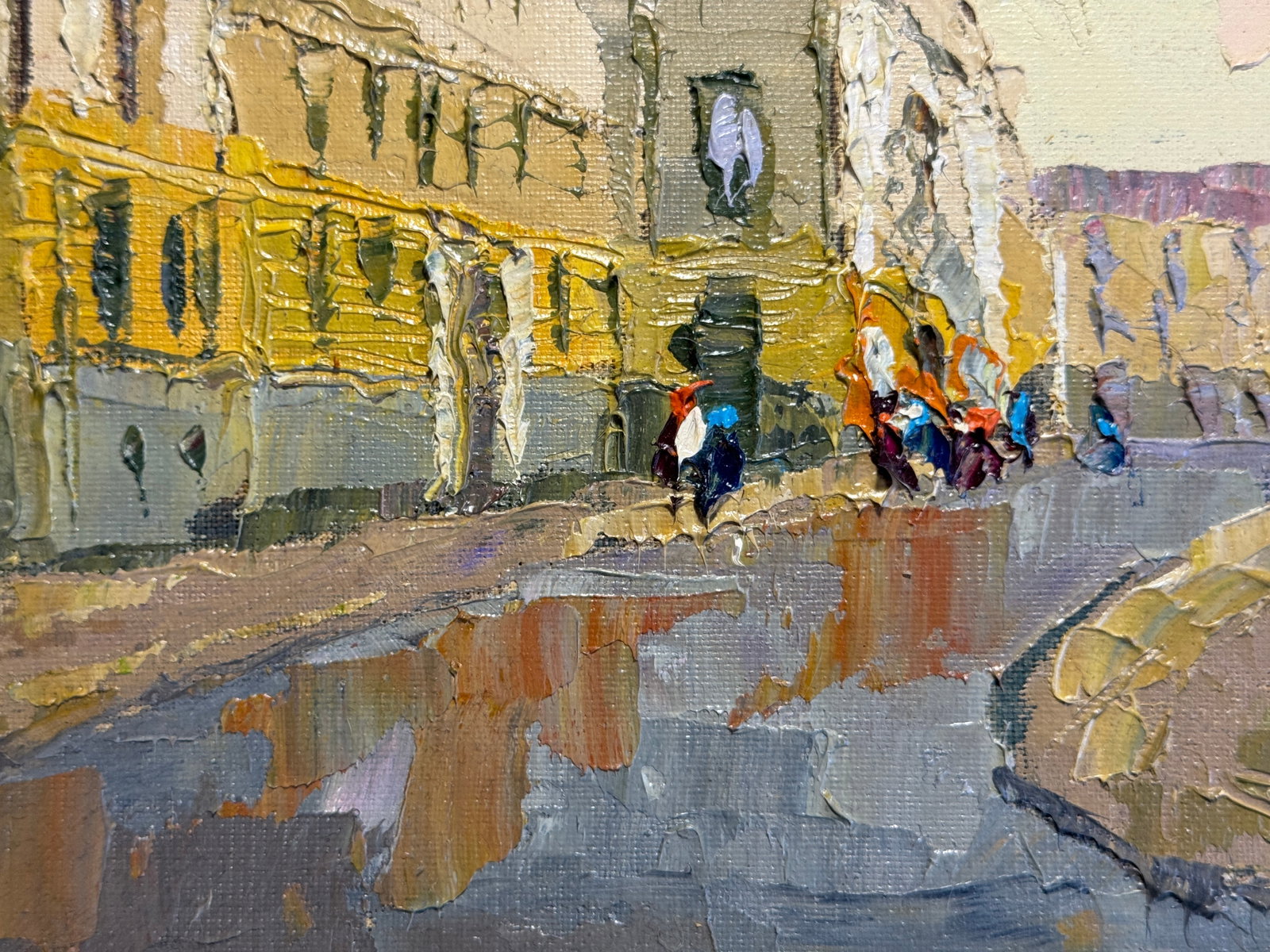 Oil painting with frame Ivan Franko National University of Lviv K. Leonid - 4
