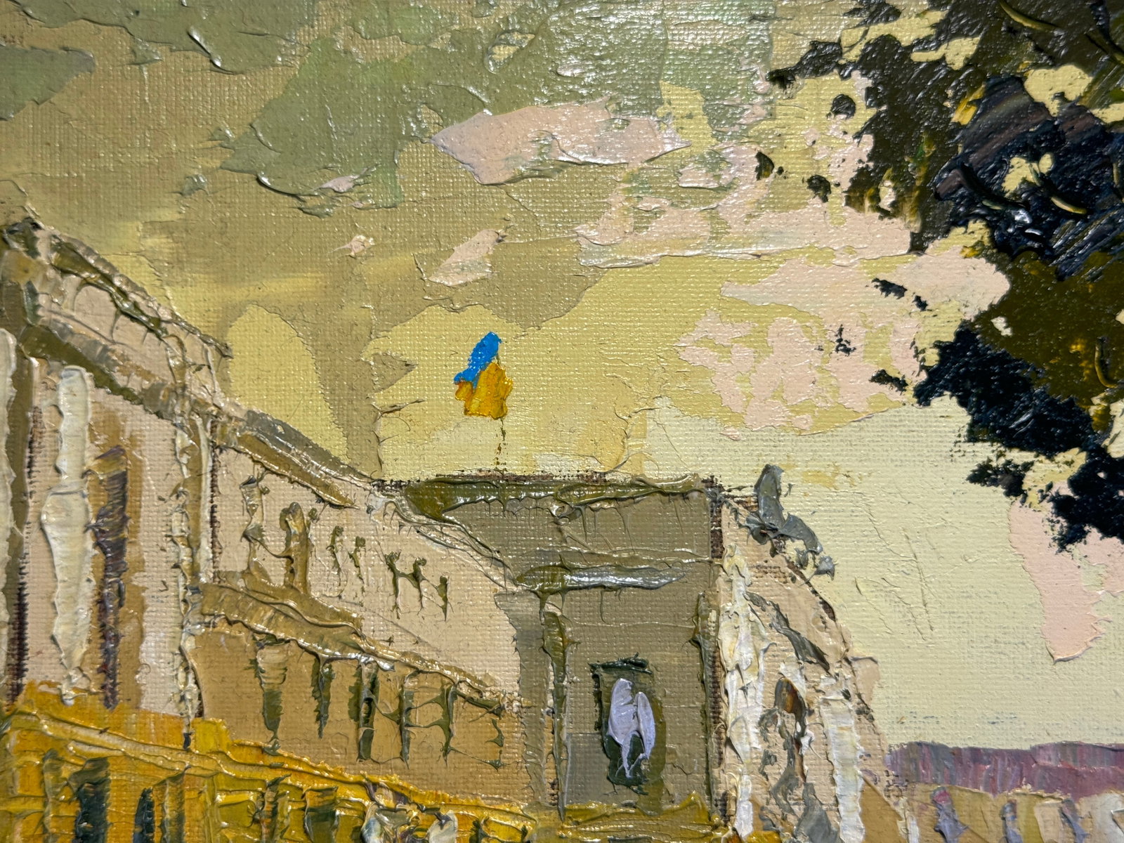 Oil painting with frame Ivan Franko National University of Lviv K. Leonid - 5