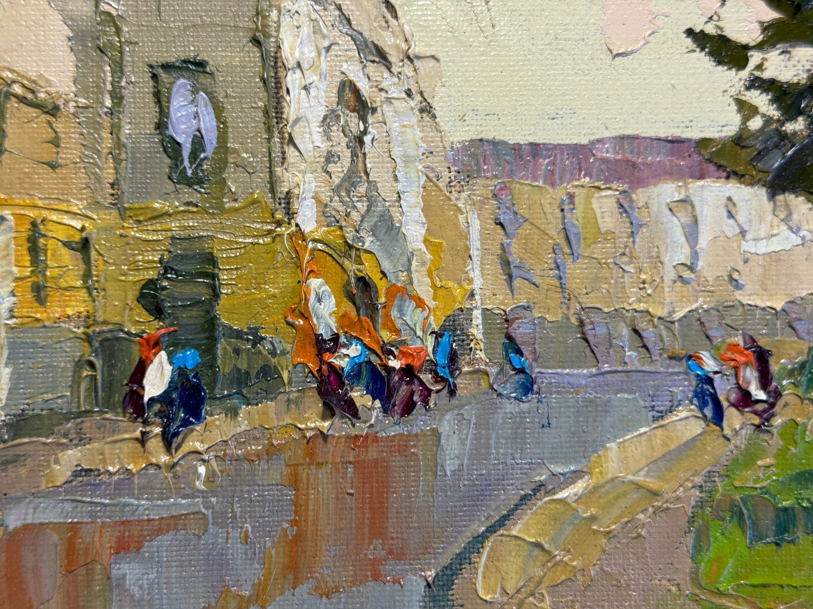 Oil painting with frame Ivan Franko National University of Lviv K. Leonid - 6